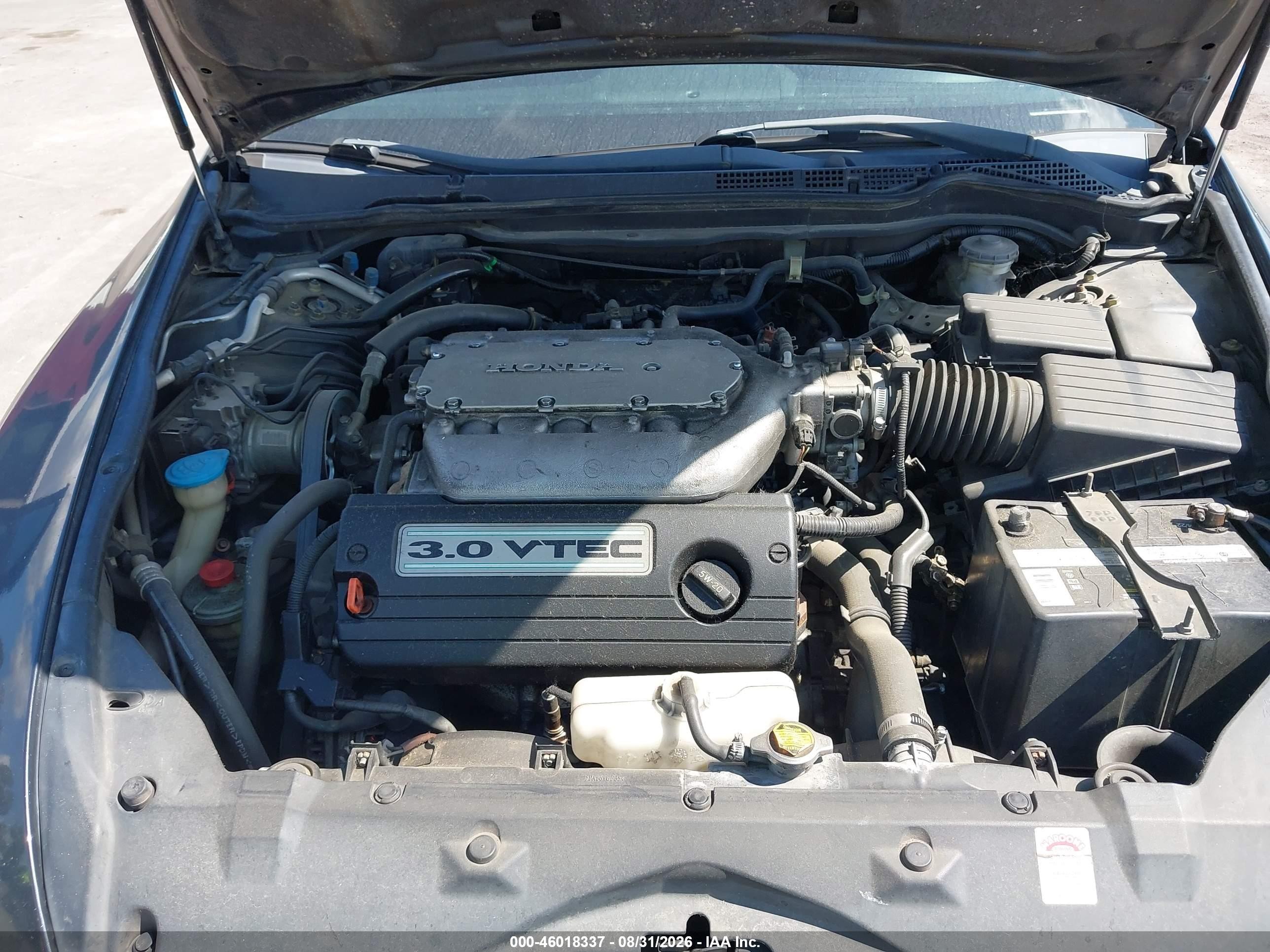 2004 Honda Accord 3.0 Ex Серый vin: 1HGCM66534A093668