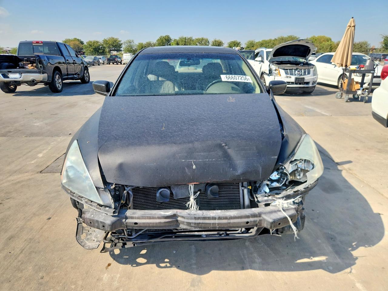 2004 Honda Accord Ex Black vin: 1HGCM66534A096697