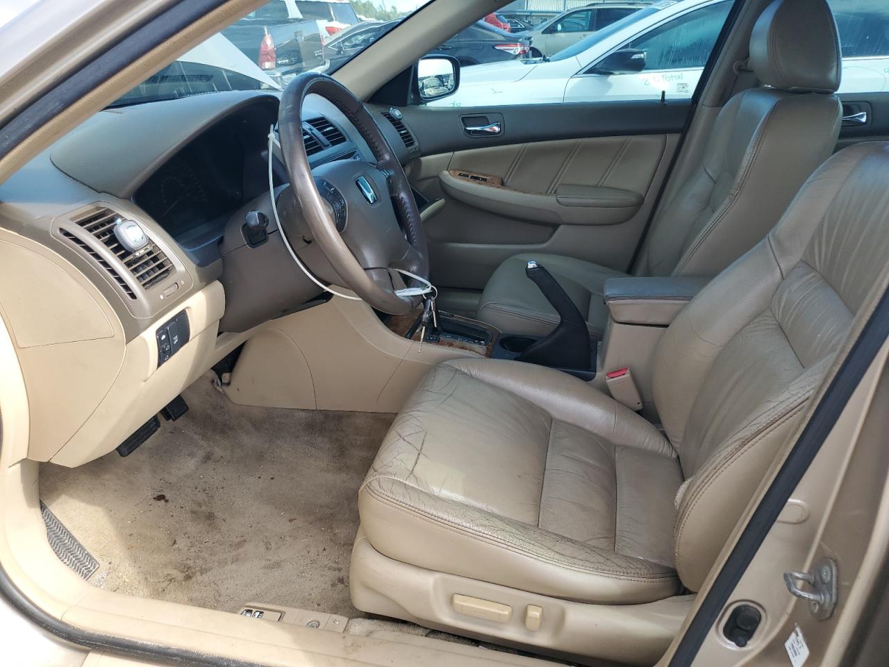 2004 Honda Accord Ex Beige vin: 1HGCM66534A097946