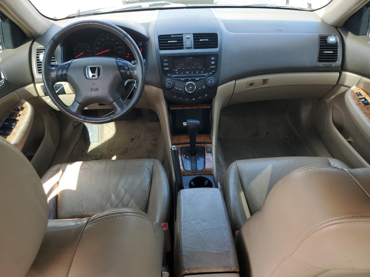2004 Honda Accord Ex Beige vin: 1HGCM66534A097946