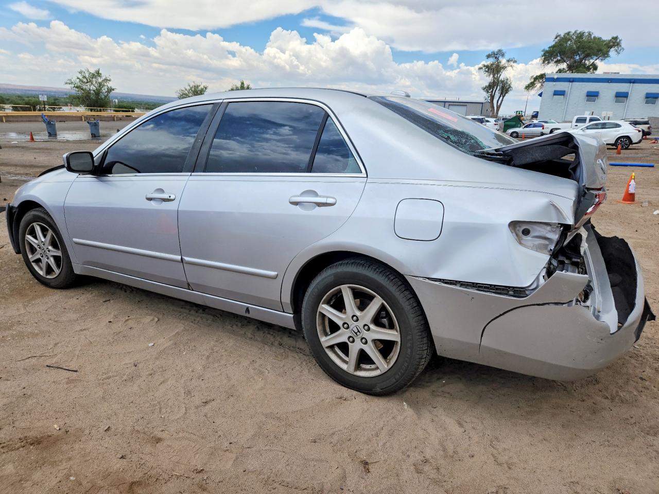 2004 Honda Accord Ex Silver vin: 1HGCM66534A103938
