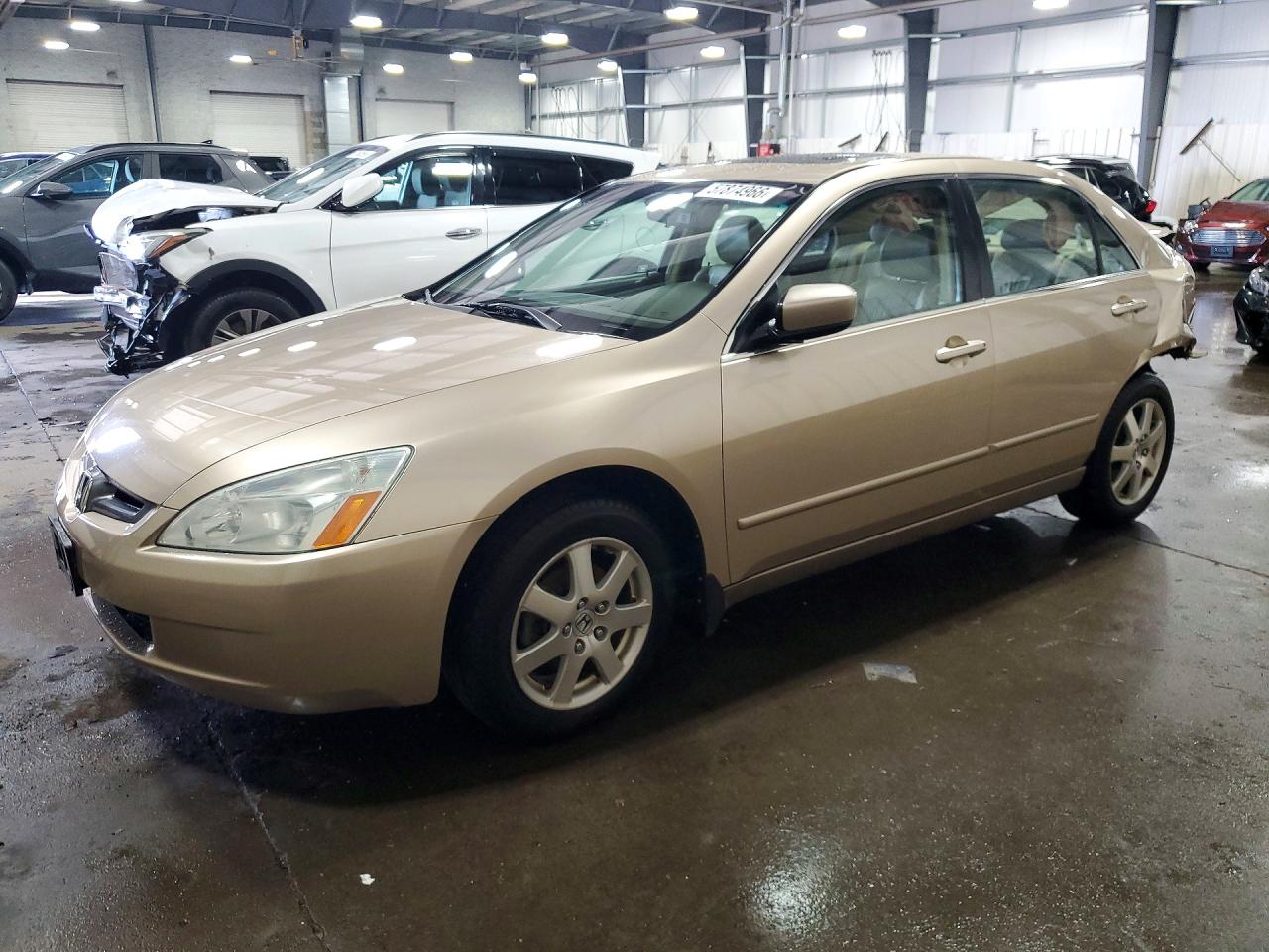 2005 Honda Accord Ex Желто-коричневый vin: 1HGCM66535A013819