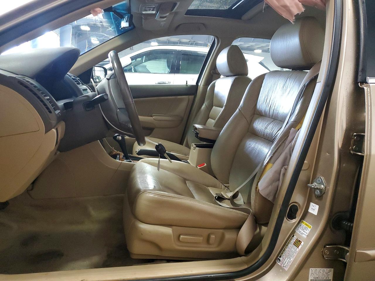 2005 Honda Accord Ex Tan vin: 1HGCM66535A013819