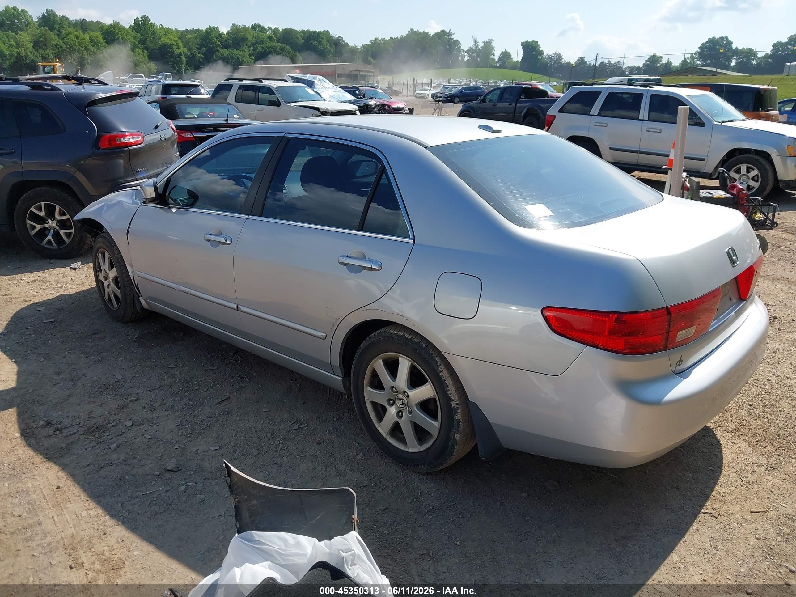 2005 Honda Accord 3.0 Ex Silver vin: 1HGCM66535A030331