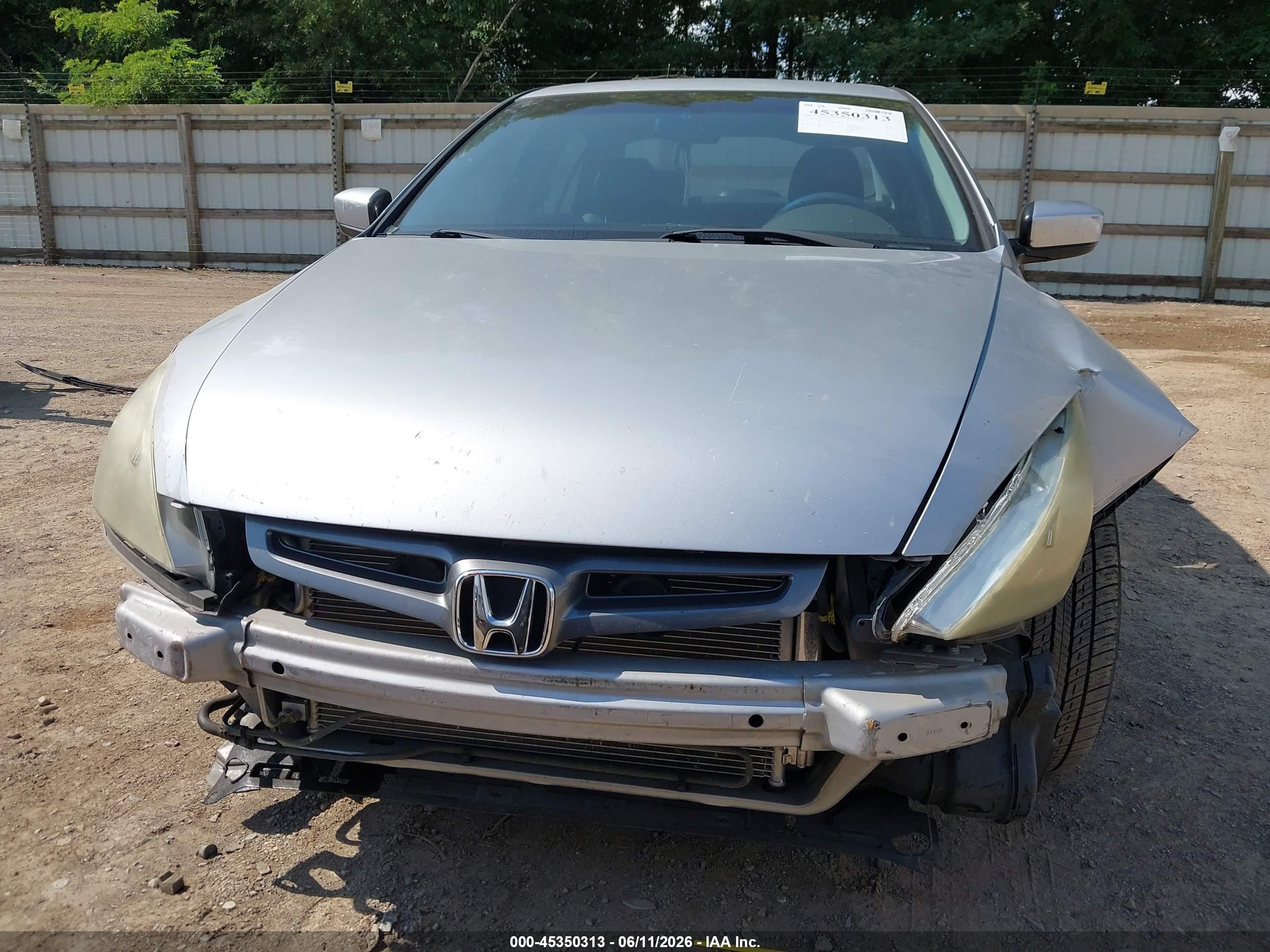 2005 Honda Accord 3.0 Ex Silver vin: 1HGCM66535A030331
