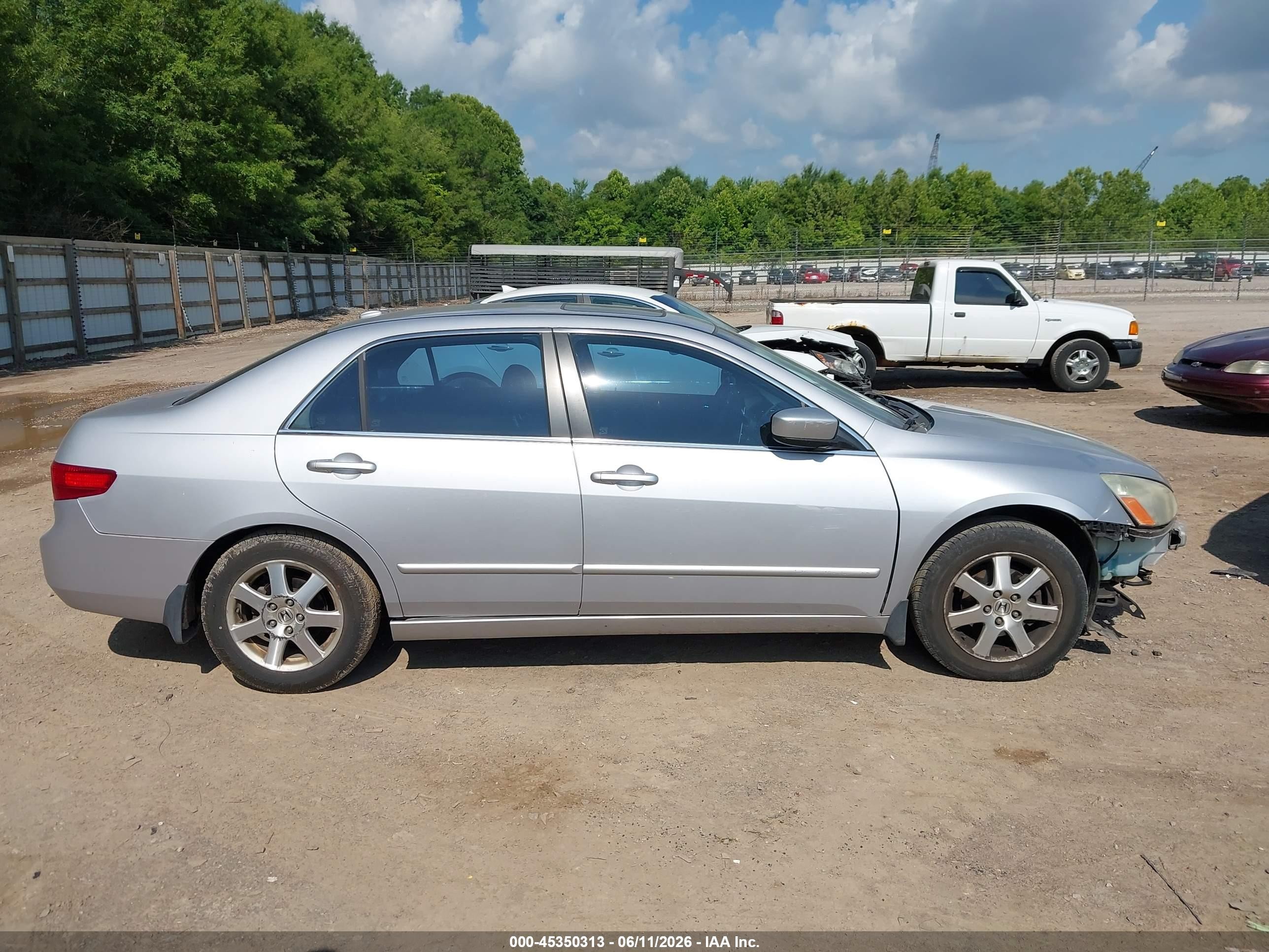 2005 Honda Accord 3.0 Ex Silver vin: 1HGCM66535A030331