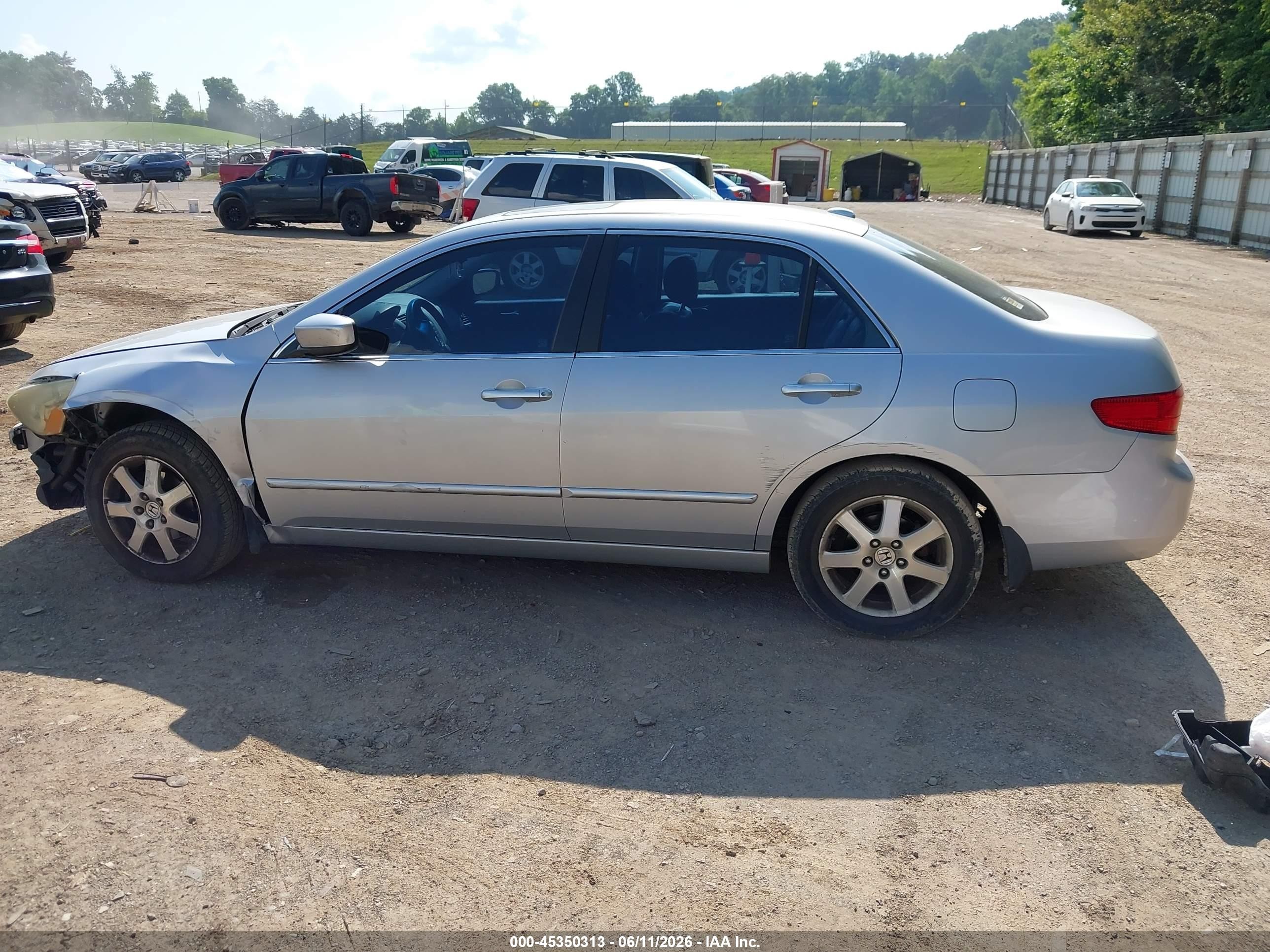 2005 Honda Accord 3.0 Ex Silver vin: 1HGCM66535A030331