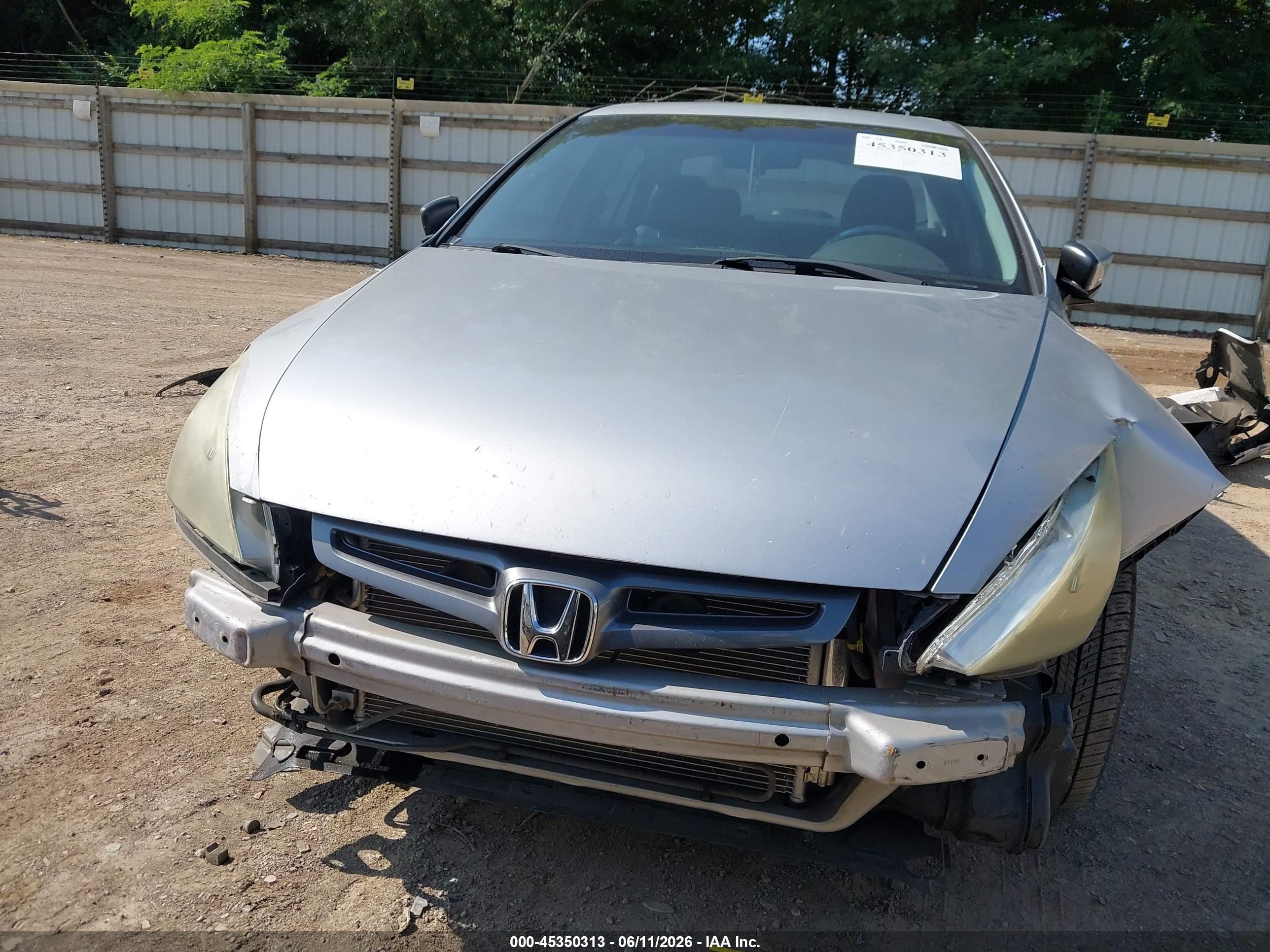 2005 Honda Accord 3.0 Ex Silver vin: 1HGCM66535A030331