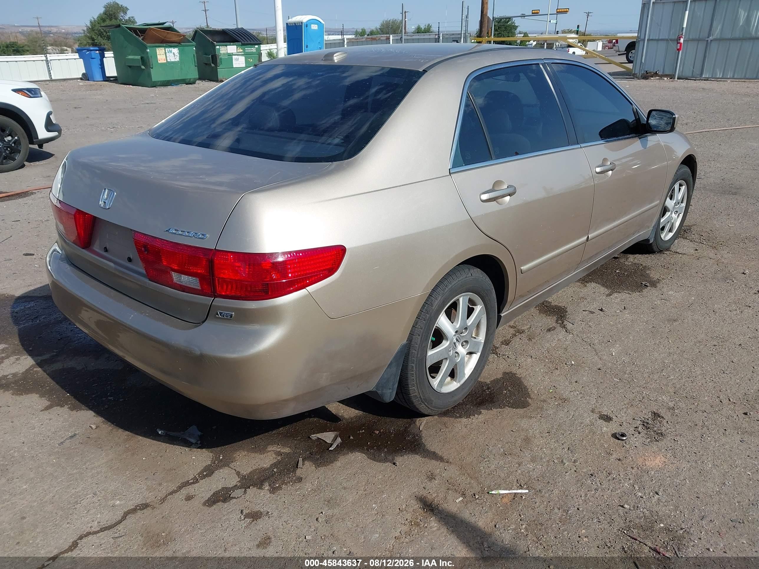 2005 Honda Accord 3.0 Ex Золотой vin: 1HGCM66535A035044