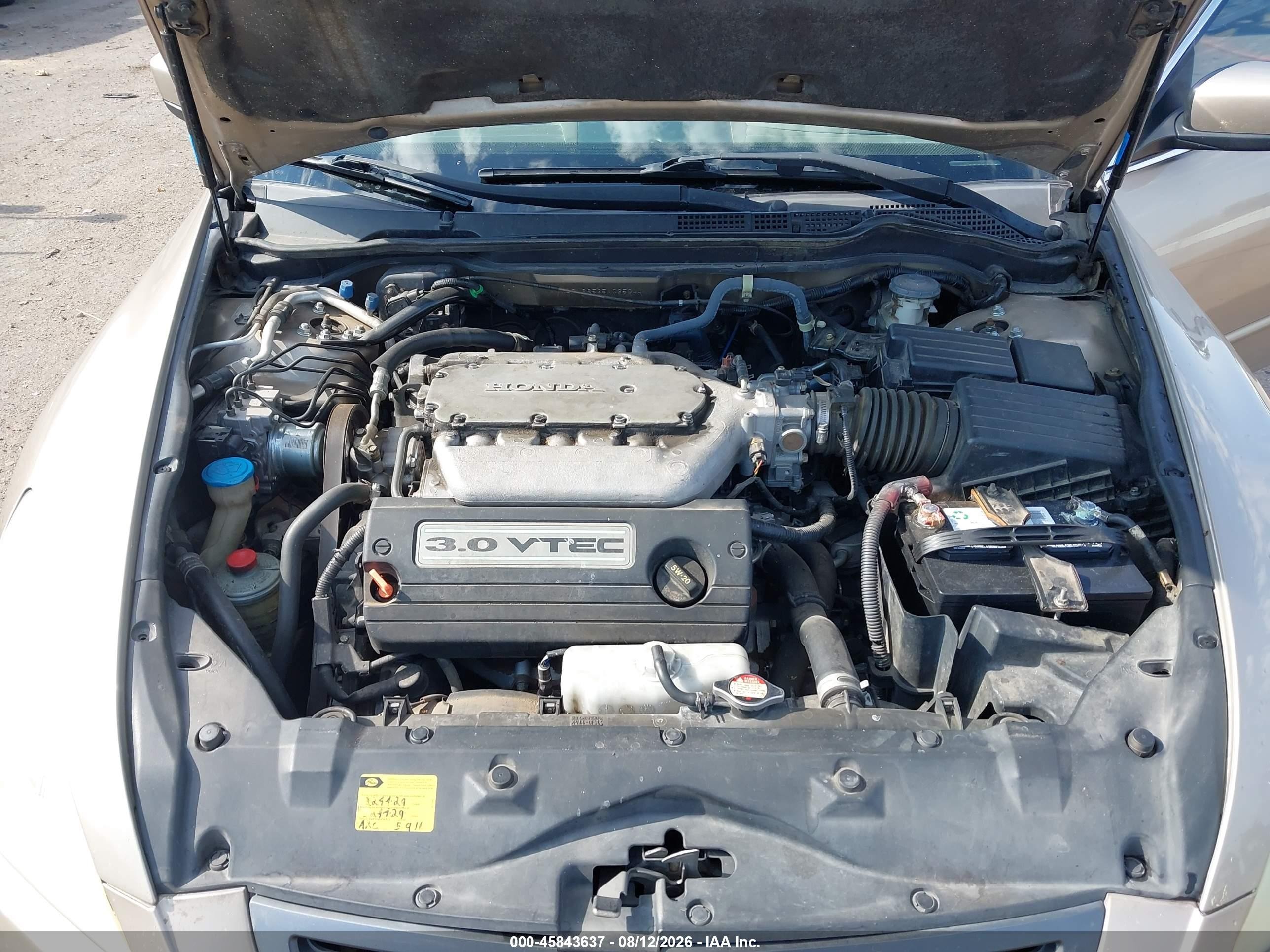 2005 Honda Accord 3.0 Ex Золотой vin: 1HGCM66535A035044