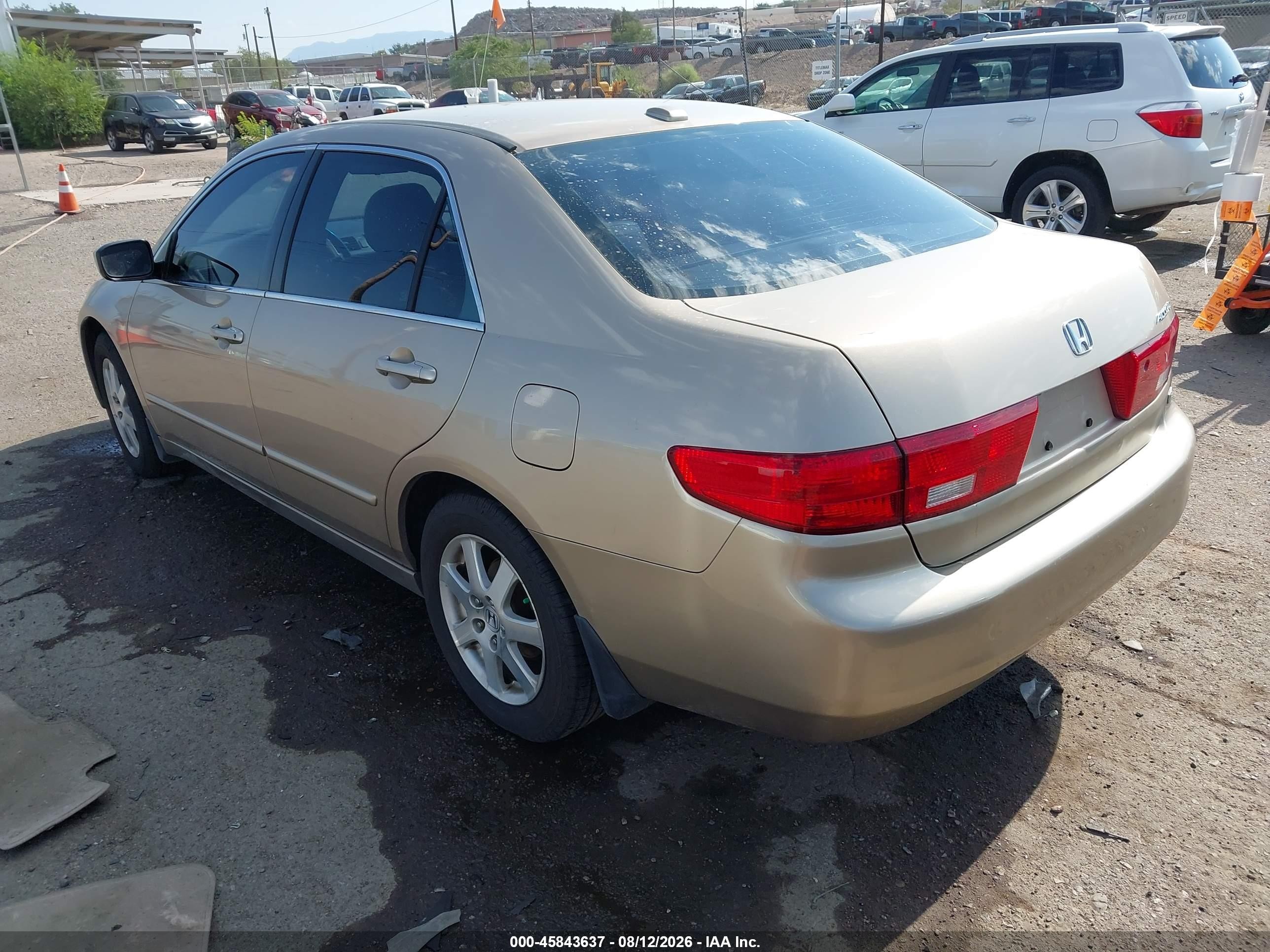 2005 Honda Accord 3.0 Ex Золотой vin: 1HGCM66535A035044