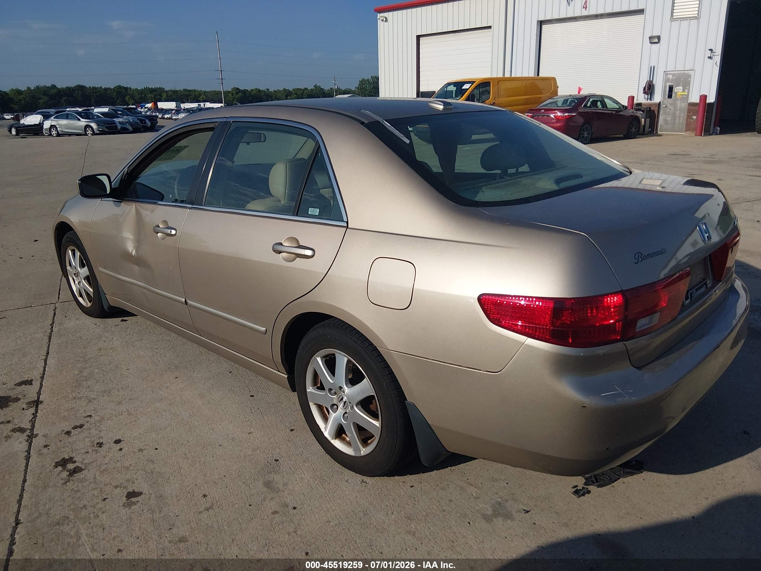 2005 Honda Accord 3.0 Ex Золотой vin: 1HGCM66535A056119