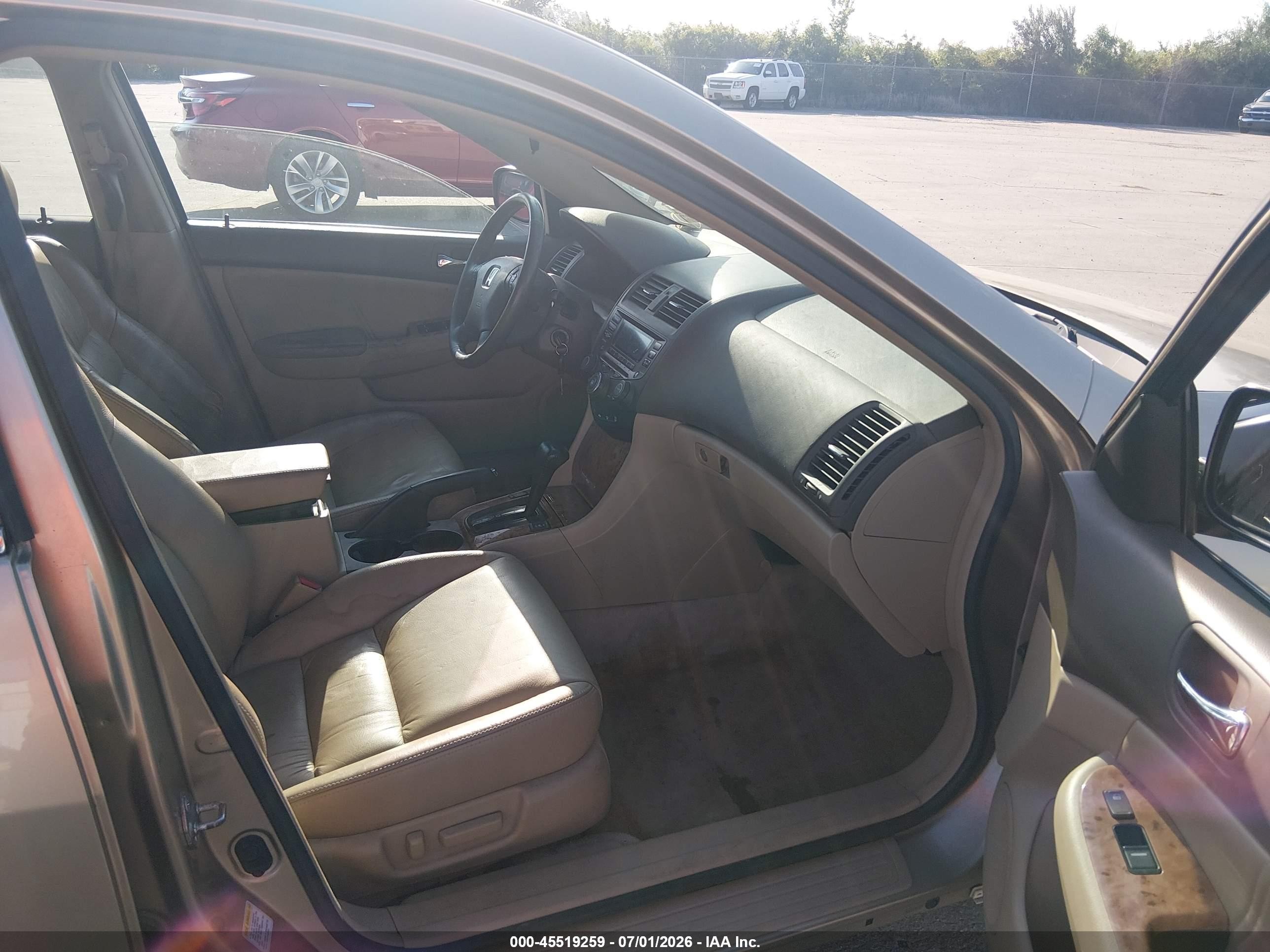 2005 Honda Accord 3.0 Ex Золотой vin: 1HGCM66535A056119