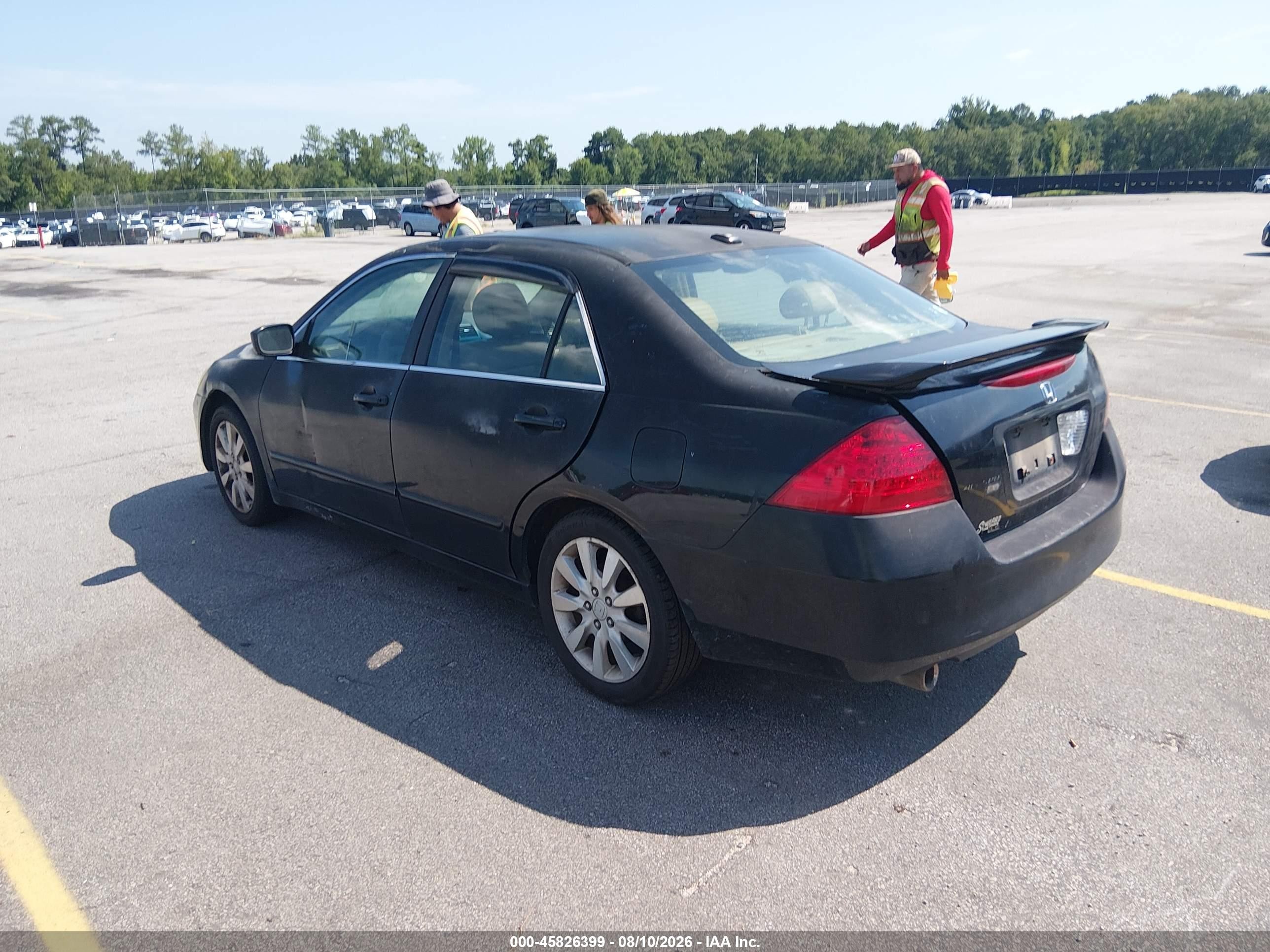 2006 Honda Accord 3.0 Ex Черный vin: 1HGCM66536A001865