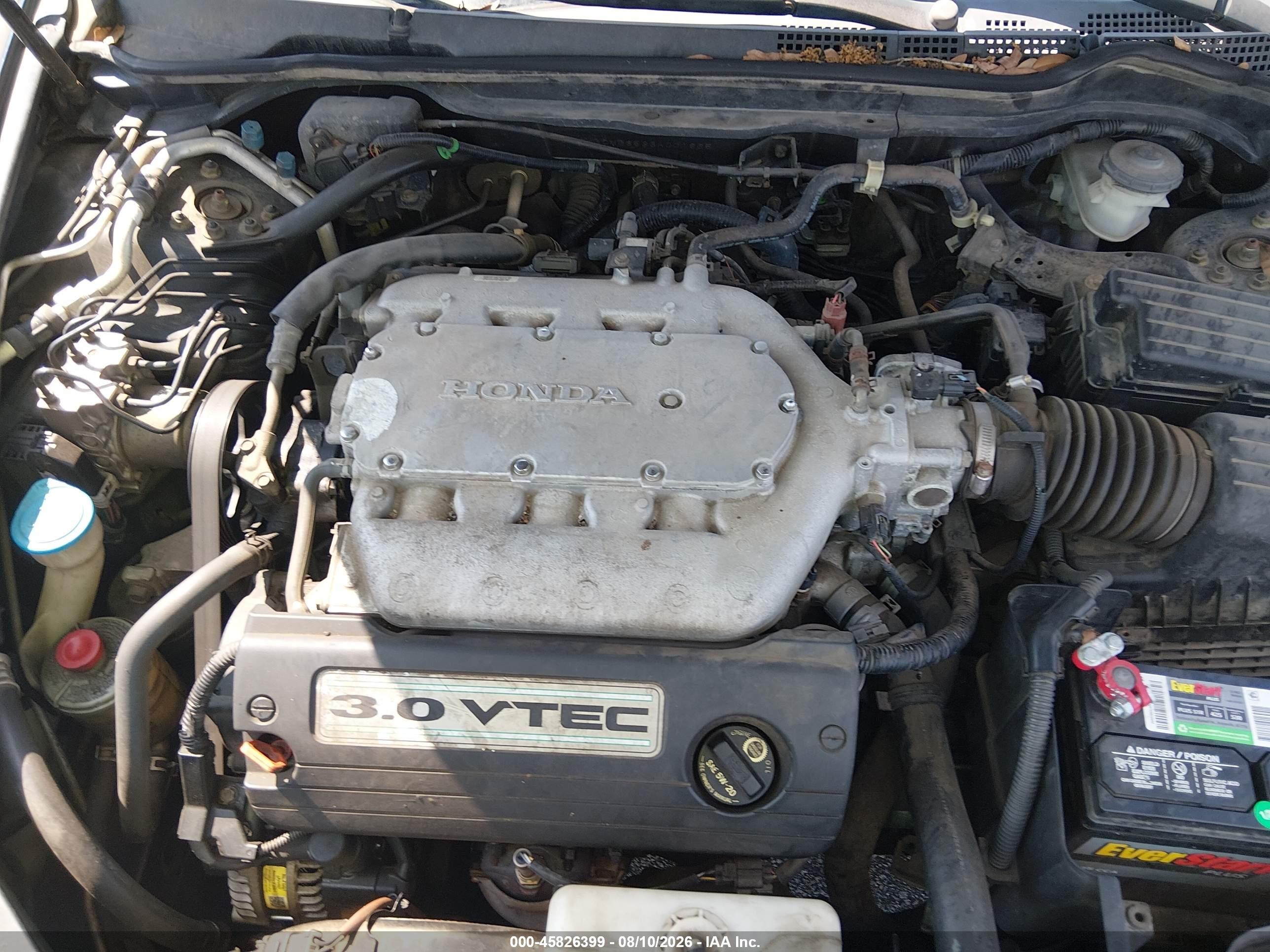 2006 Honda Accord 3.0 Ex Черный vin: 1HGCM66536A001865