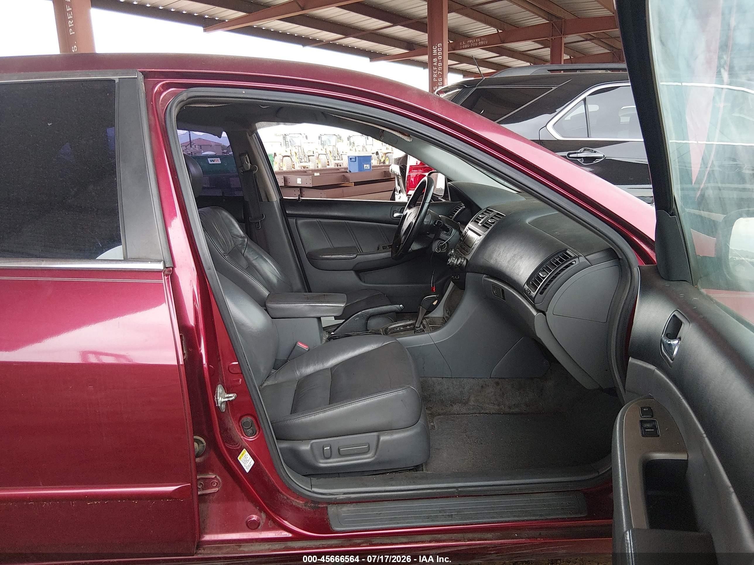 2006 Honda Accord 3.0 Ex Бордовый vin: 1HGCM66536A002286
