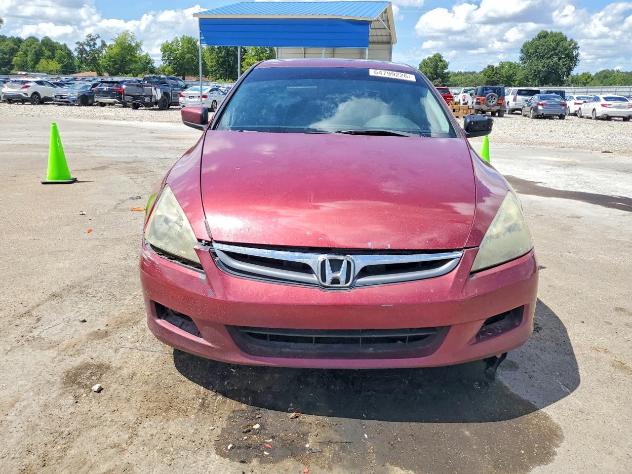 2006 Honda Accord Ex Burgundy vin: 1HGCM66536A003938