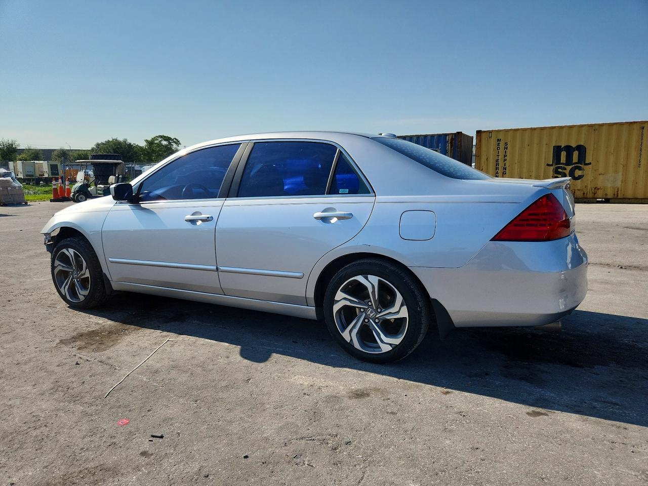 2006 Honda Accord Ex Silver vin: 1HGCM66536A007844