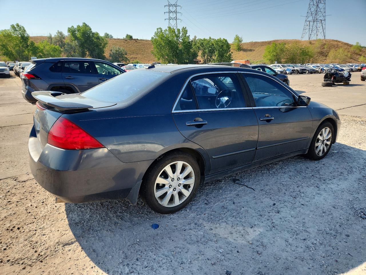 2006 Honda Accord Ex Черный vin: 1HGCM66536A012803