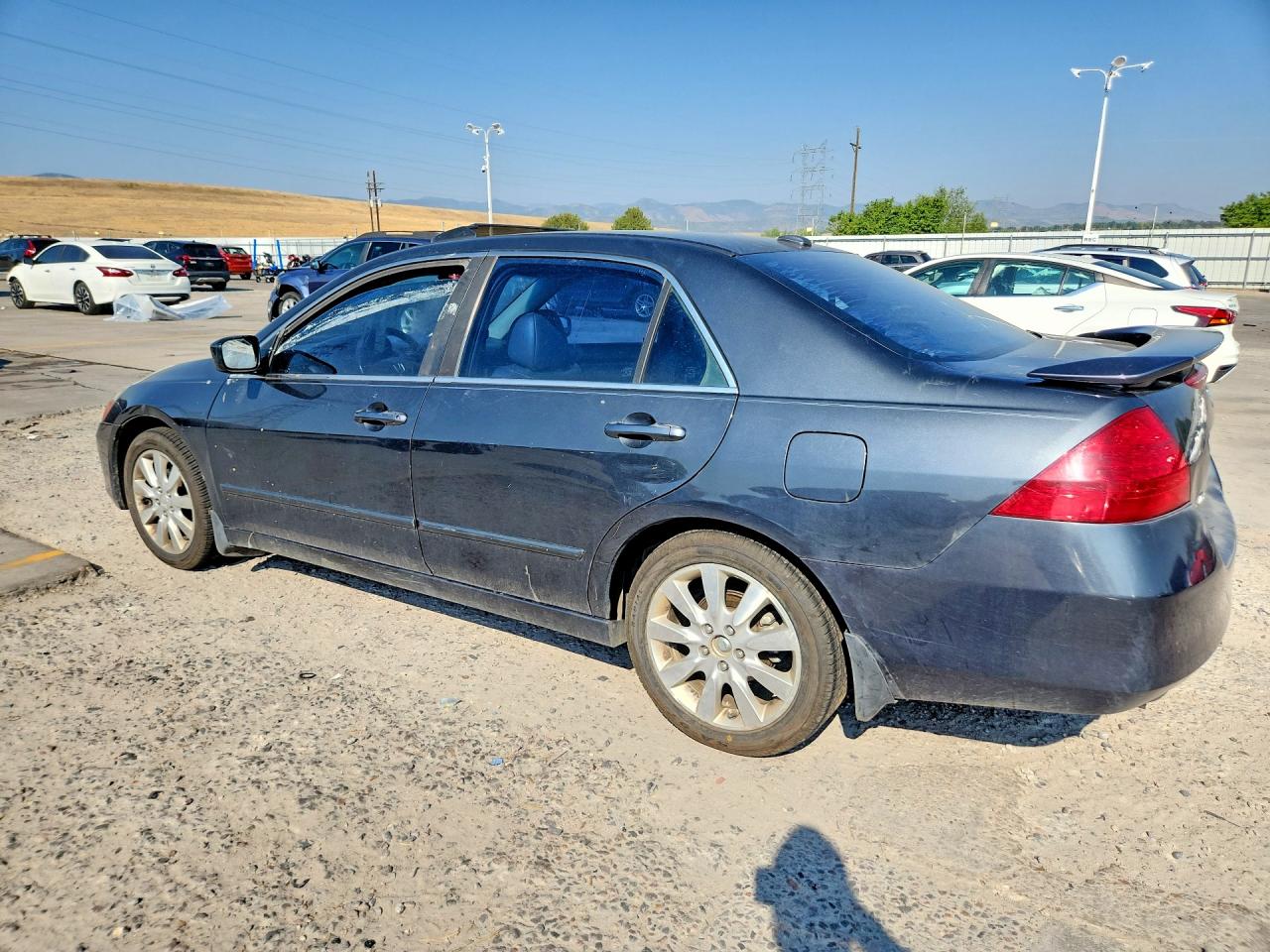 2006 Honda Accord Ex Черный vin: 1HGCM66536A012803