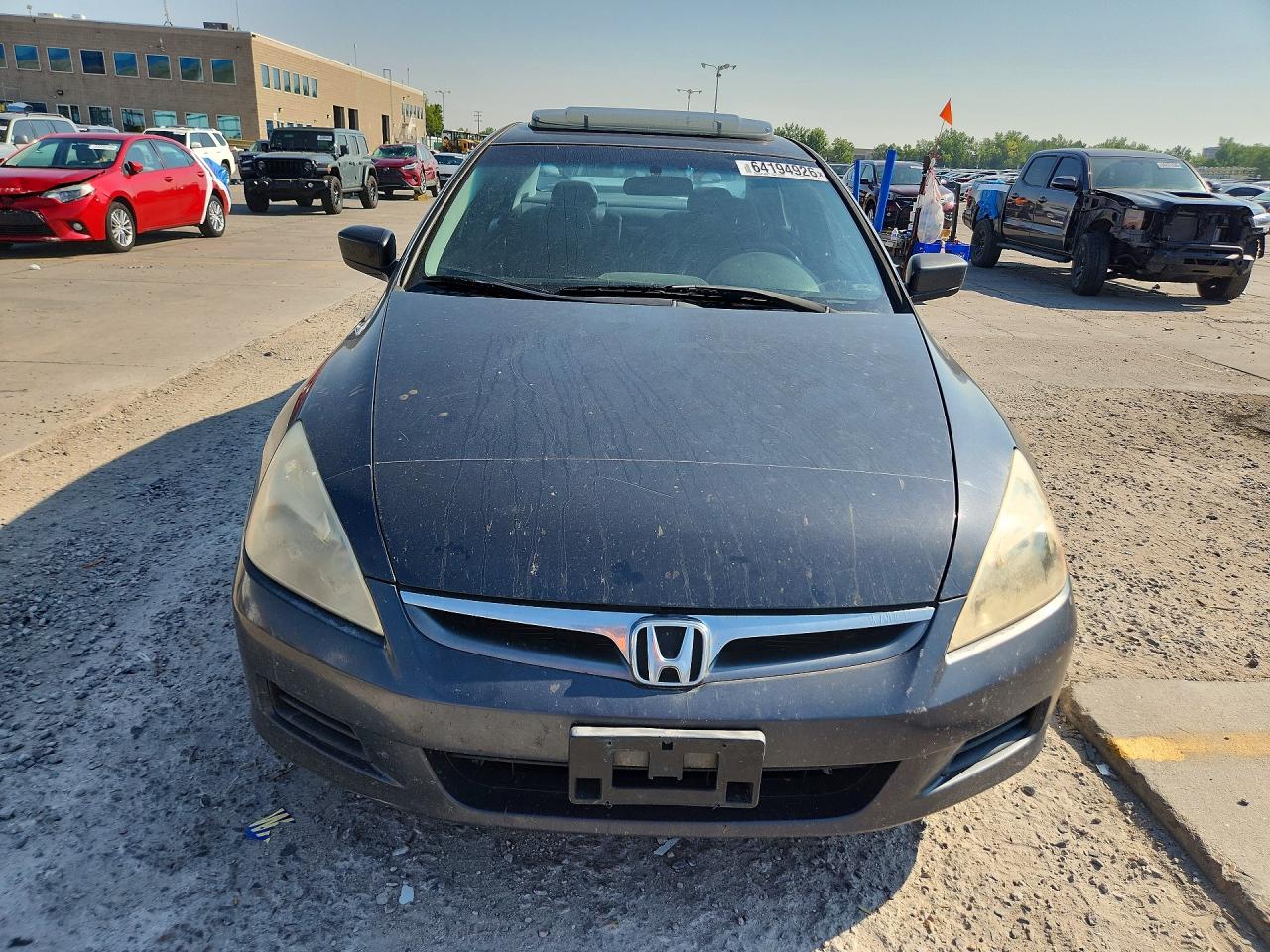 2006 Honda Accord Ex Черный vin: 1HGCM66536A012803