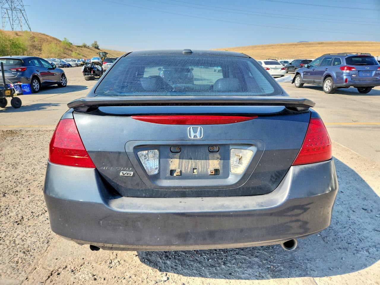 2006 Honda Accord Ex Черный vin: 1HGCM66536A012803