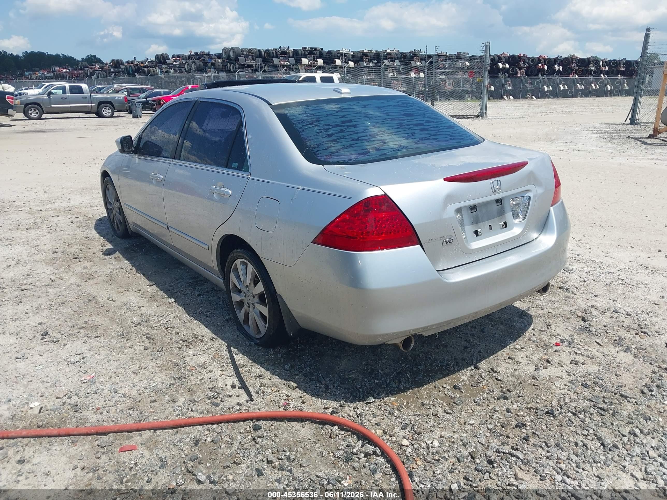 2006 Honda Accord 3.0 Ex Серебряный vin: 1HGCM66536A021727