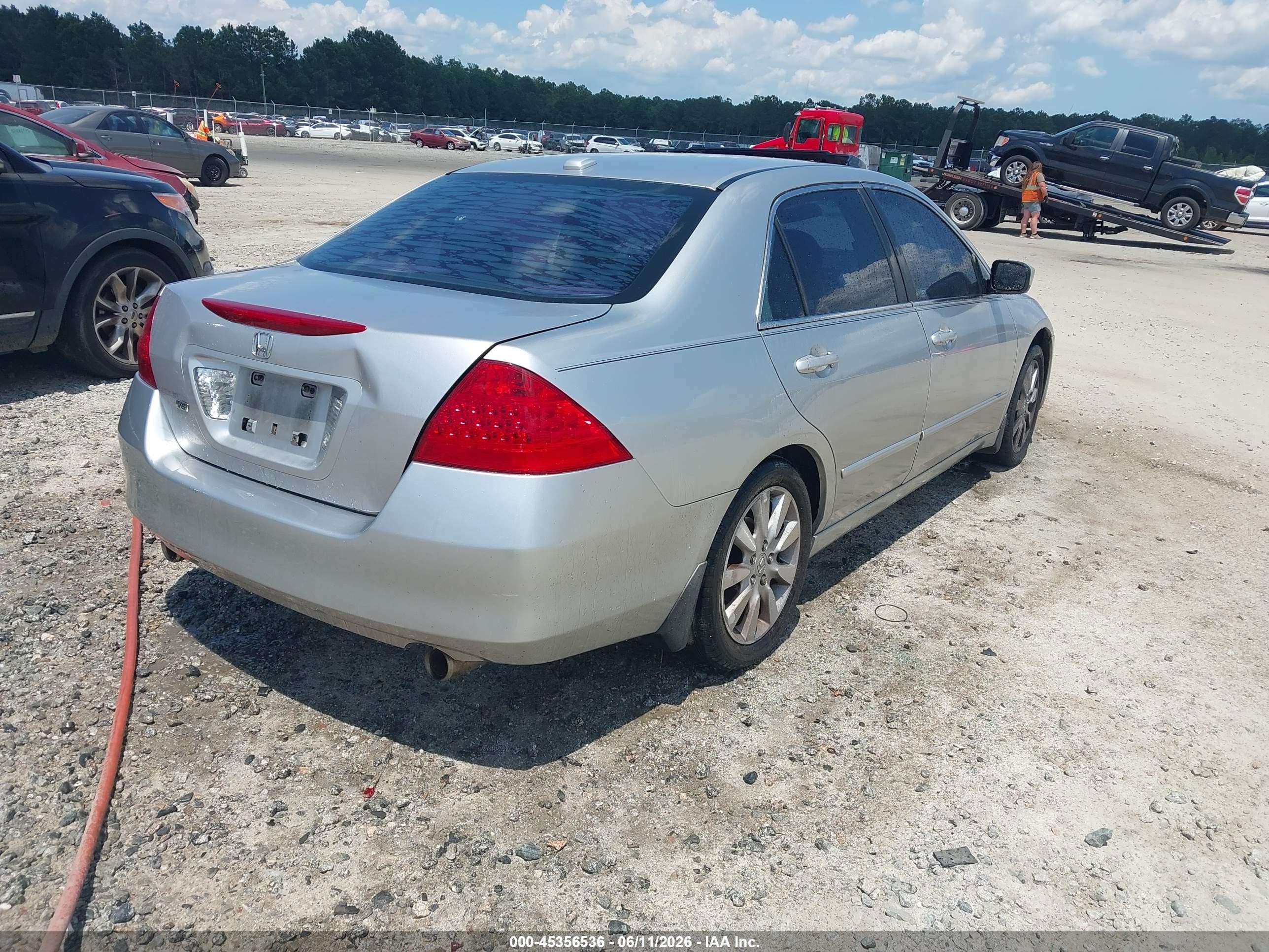 2006 Honda Accord 3.0 Ex Серебряный vin: 1HGCM66536A021727