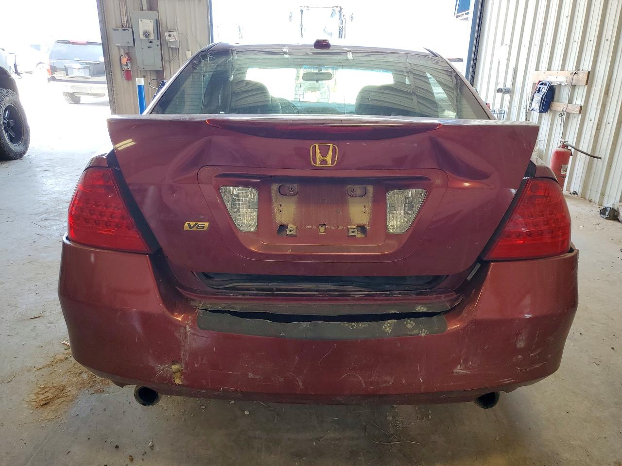 2006 Honda Accord Ex Бордовый vin: 1HGCM66536A025065
