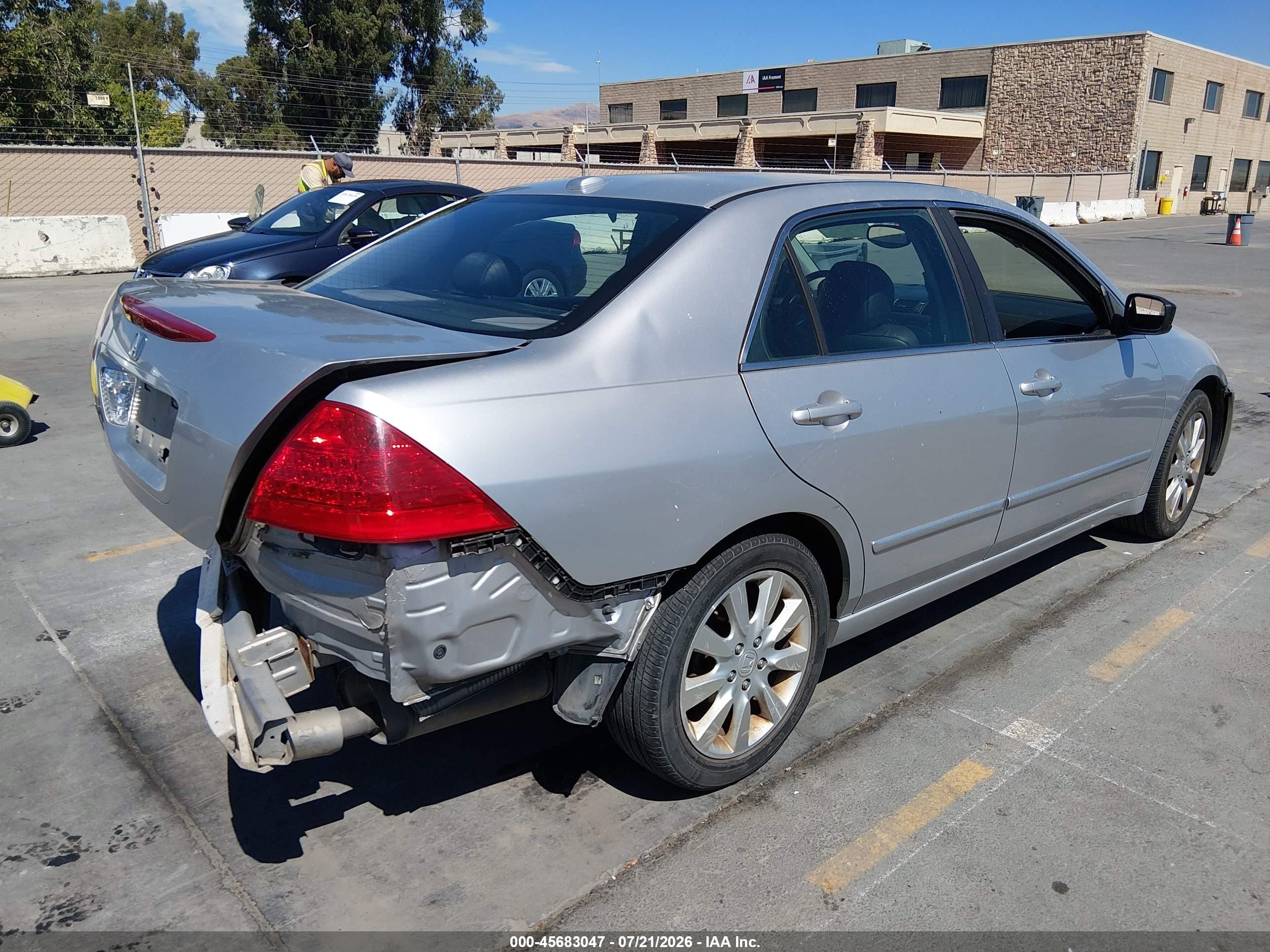 2006 Honda Accord 3.0 Ex Silver vin: 1HGCM66536A026670