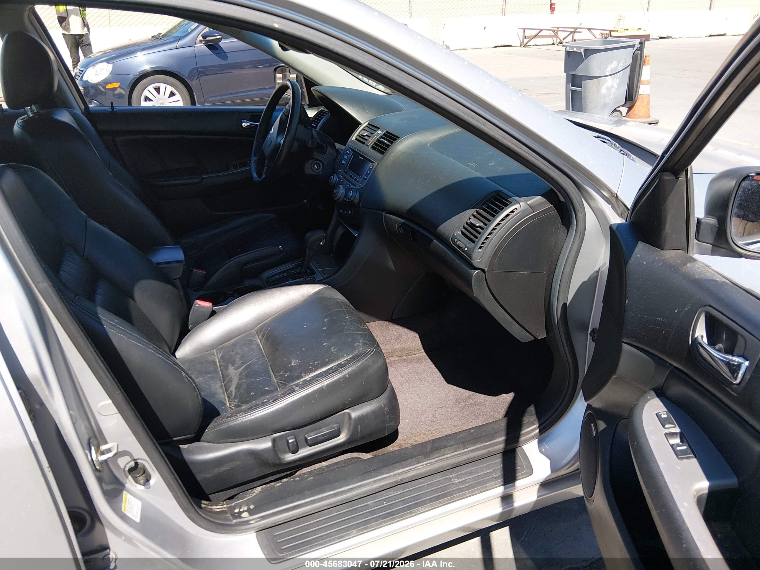 2006 Honda Accord 3.0 Ex Silver vin: 1HGCM66536A026670