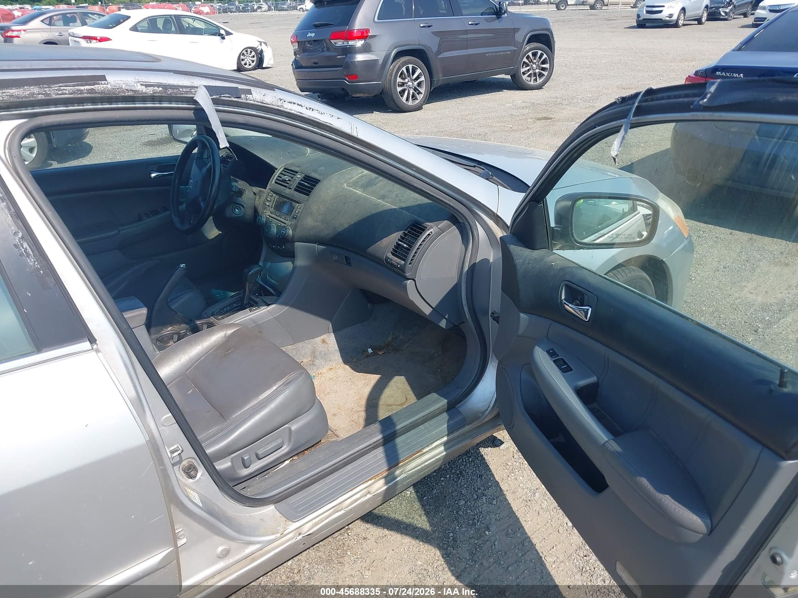 2006 Honda Accord 3.0 Ex Red vin: 1HGCM66536A047910
