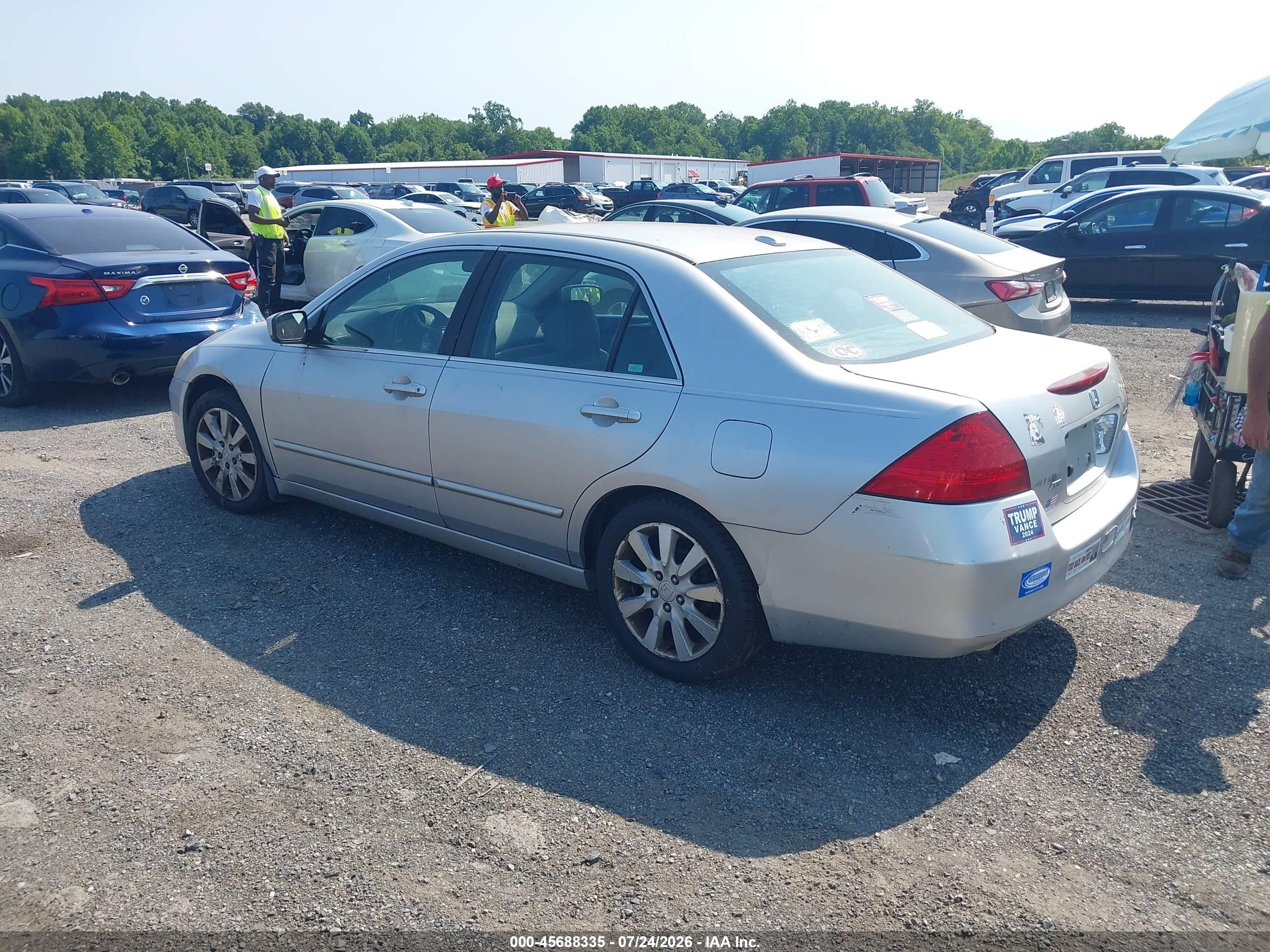 2006 Honda Accord 3.0 Ex Red vin: 1HGCM66536A047910