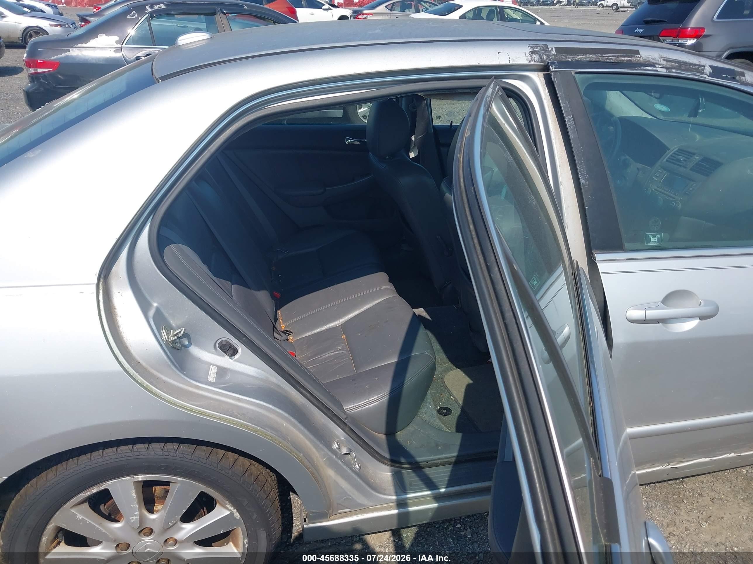 2006 Honda Accord 3.0 Ex Red vin: 1HGCM66536A047910