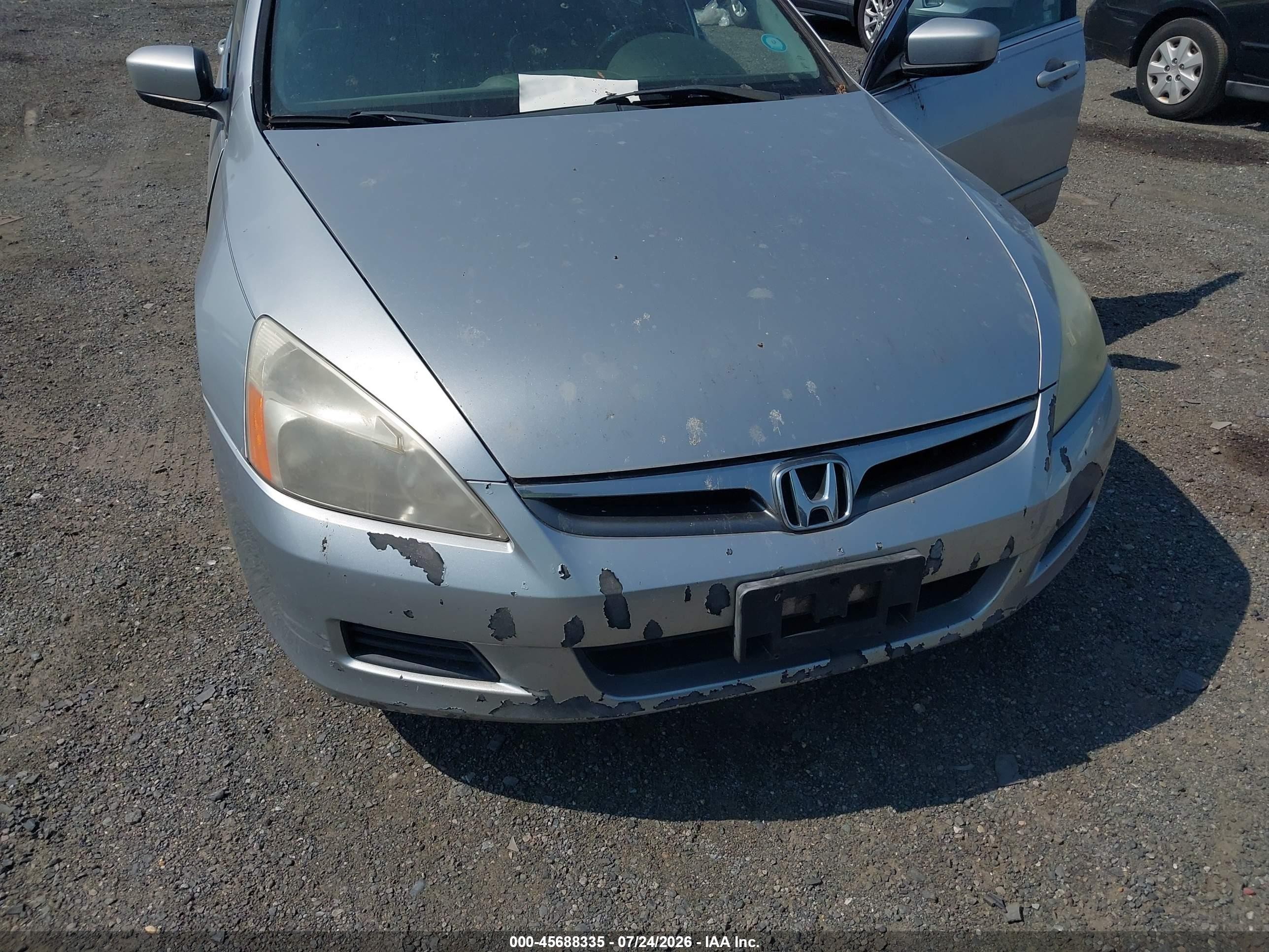 2006 Honda Accord 3.0 Ex Red vin: 1HGCM66536A047910