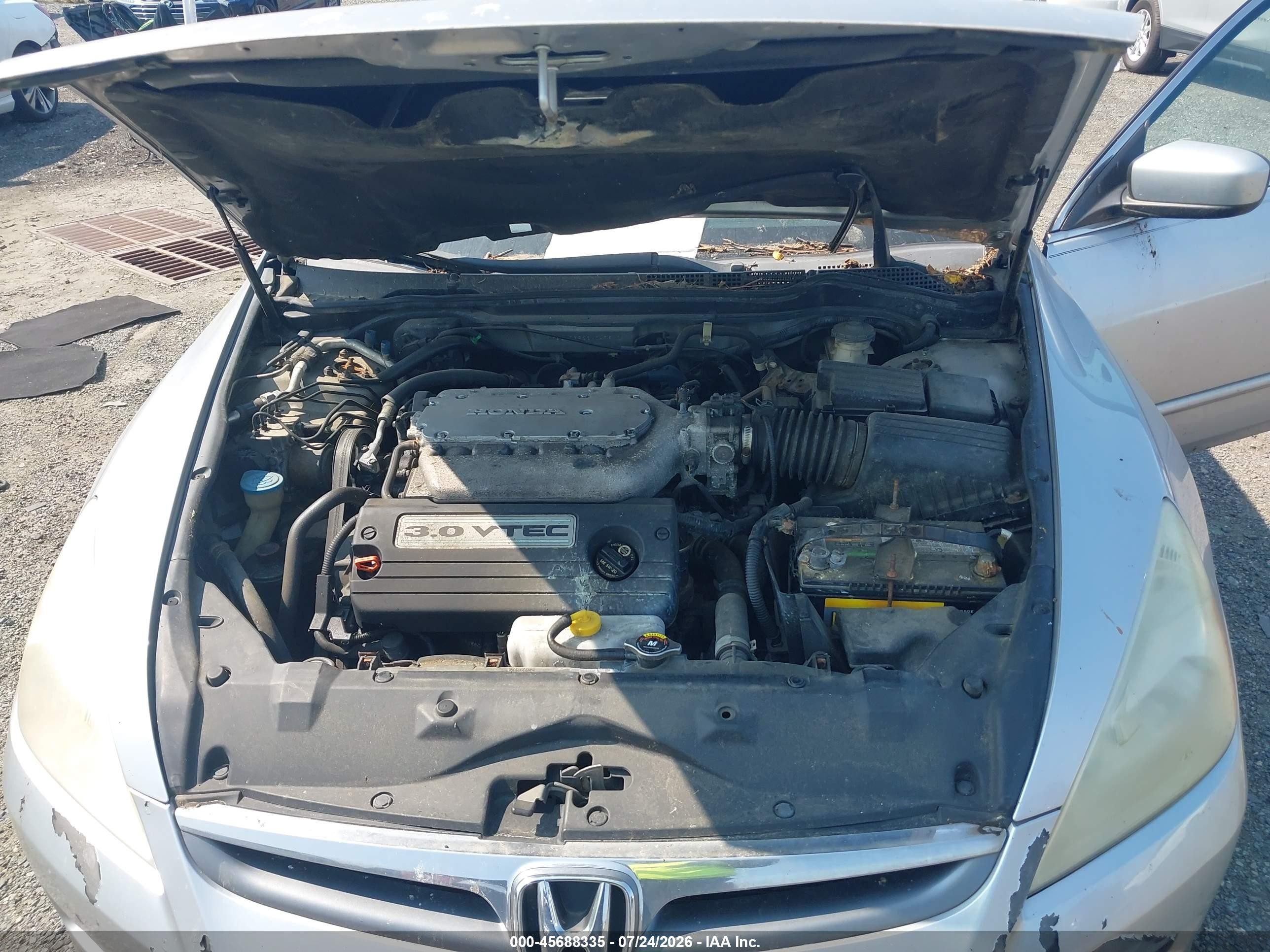 2006 Honda Accord 3.0 Ex Red vin: 1HGCM66536A047910