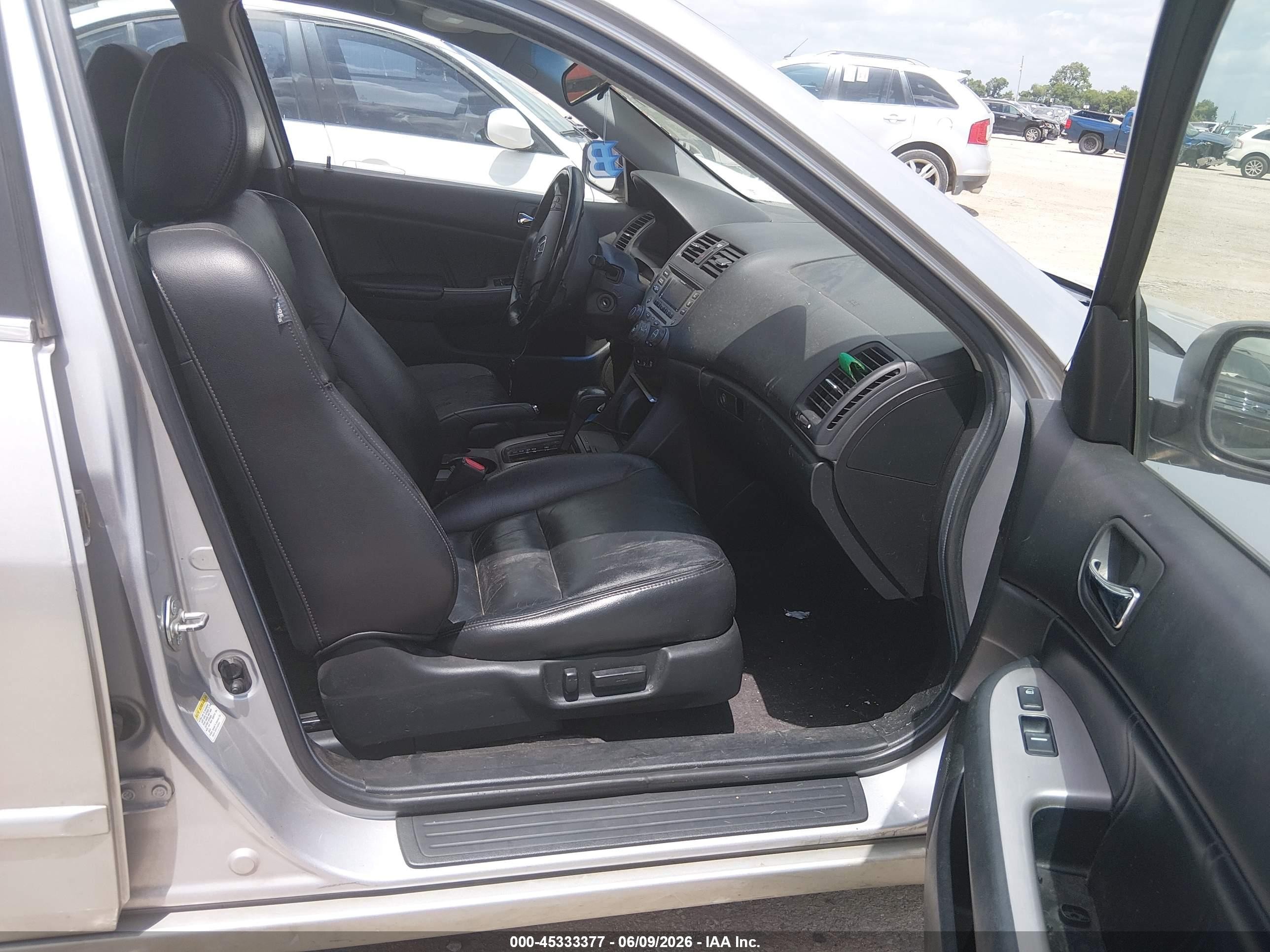2006 Honda Accord 3.0 Ex Silver vin: 1HGCM66536A066148