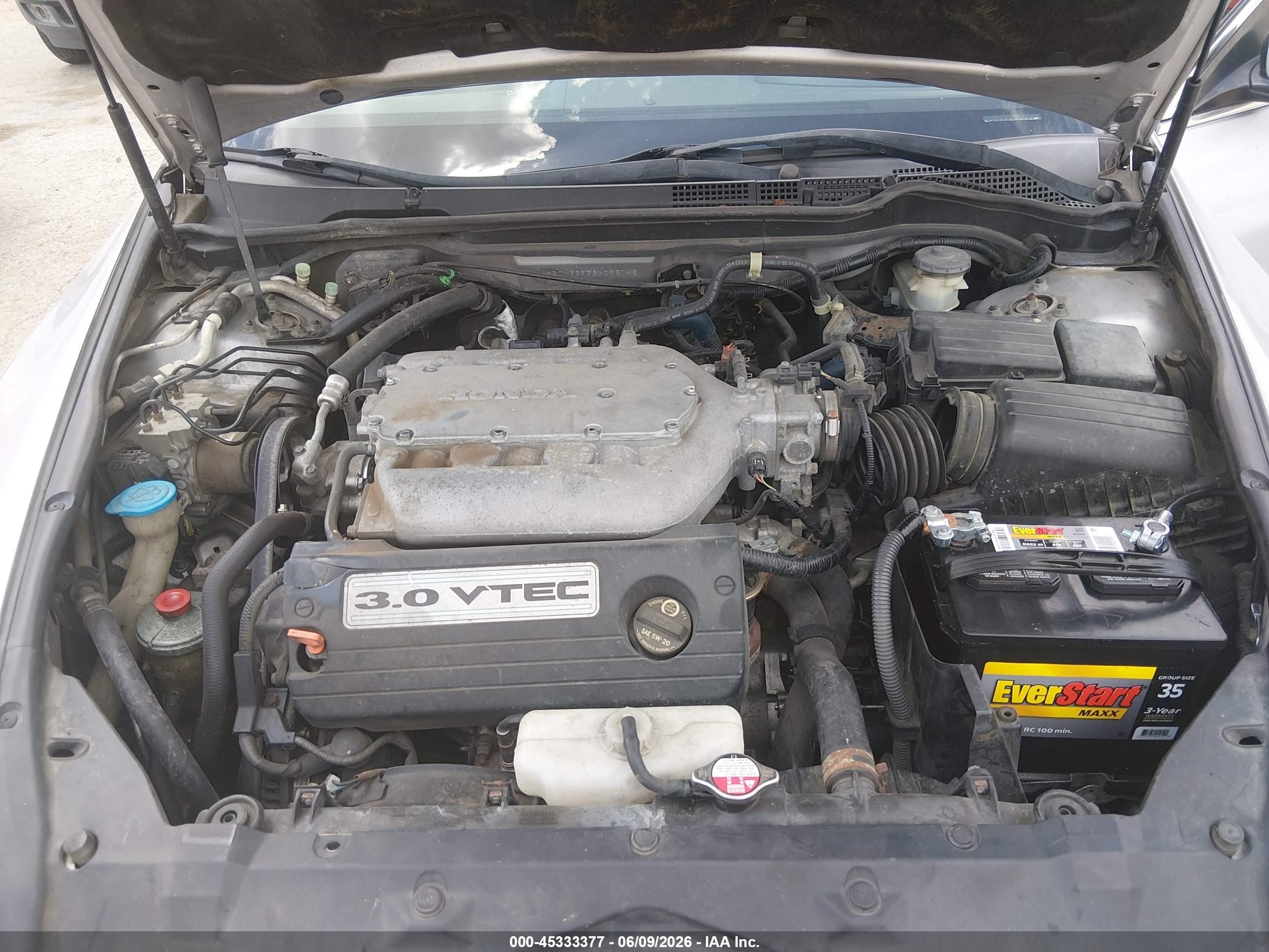 2006 Honda Accord 3.0 Ex Silver vin: 1HGCM66536A066148
