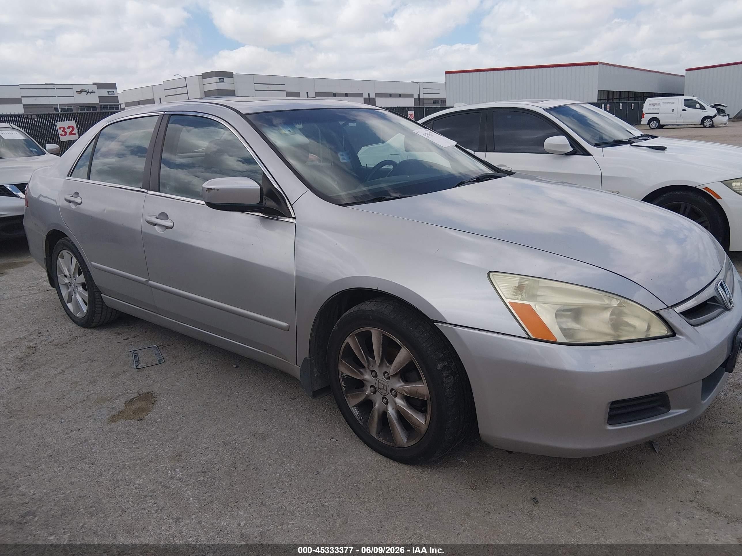 2006 Honda Accord 3.0 Ex Silver vin: 1HGCM66536A066148