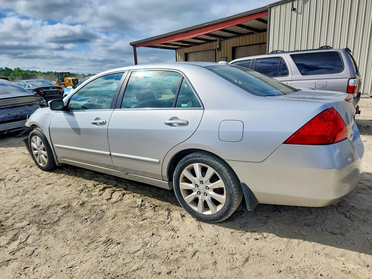 2006 Honda Accord Ex Silver vin: 1HGCM66536A068188