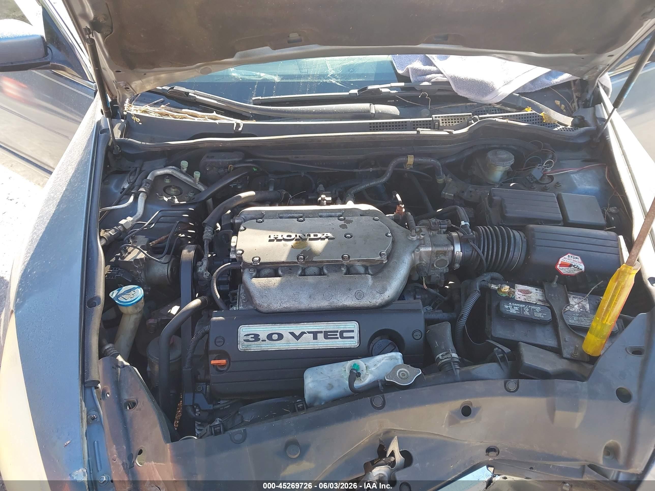 2007 Honda Accord 3.0 Ex Gray vin: 1HGCM66537A015489