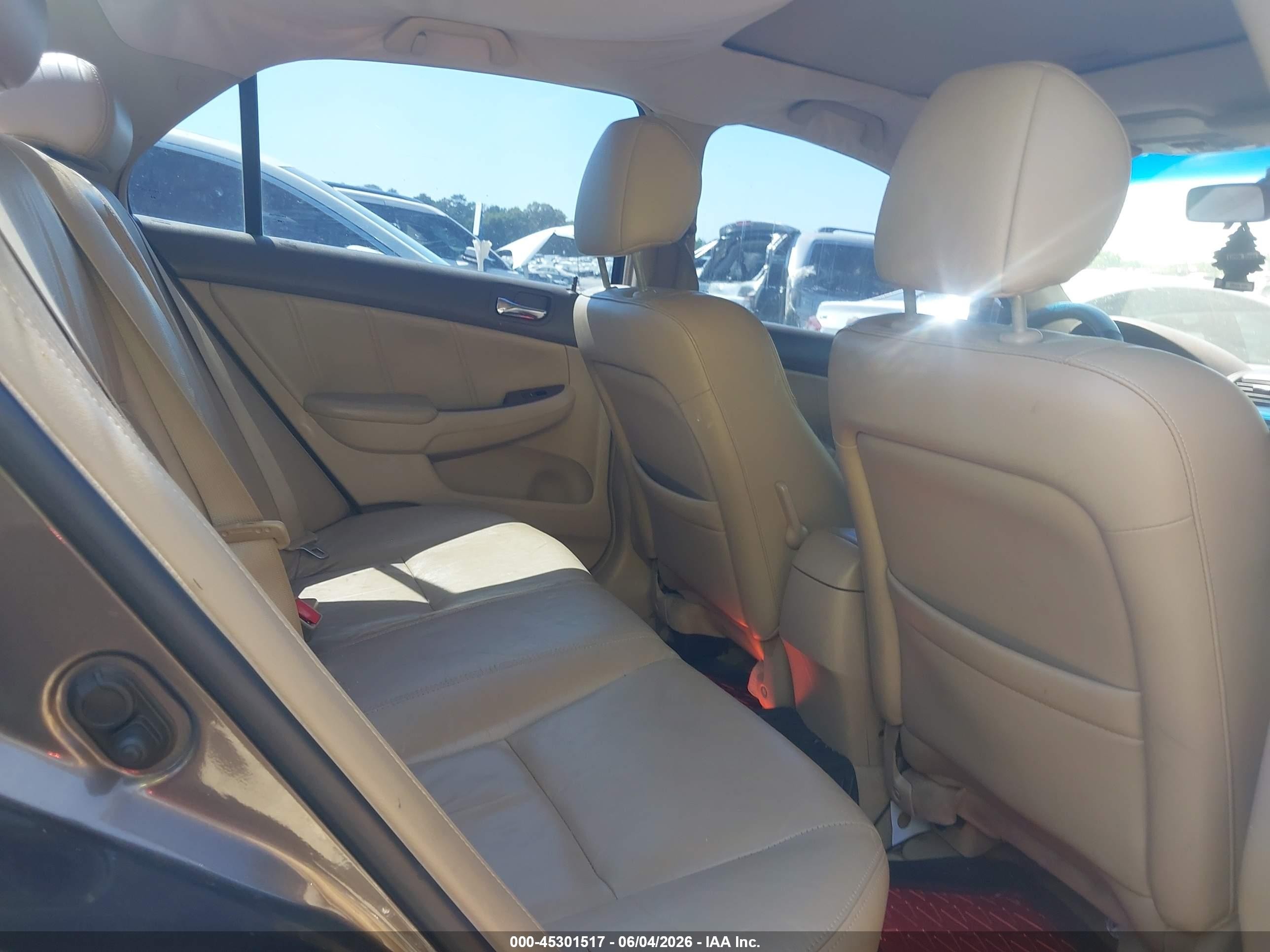 2007 Honda Accord 3.0 Ex Gray vin: 1HGCM66537A027108