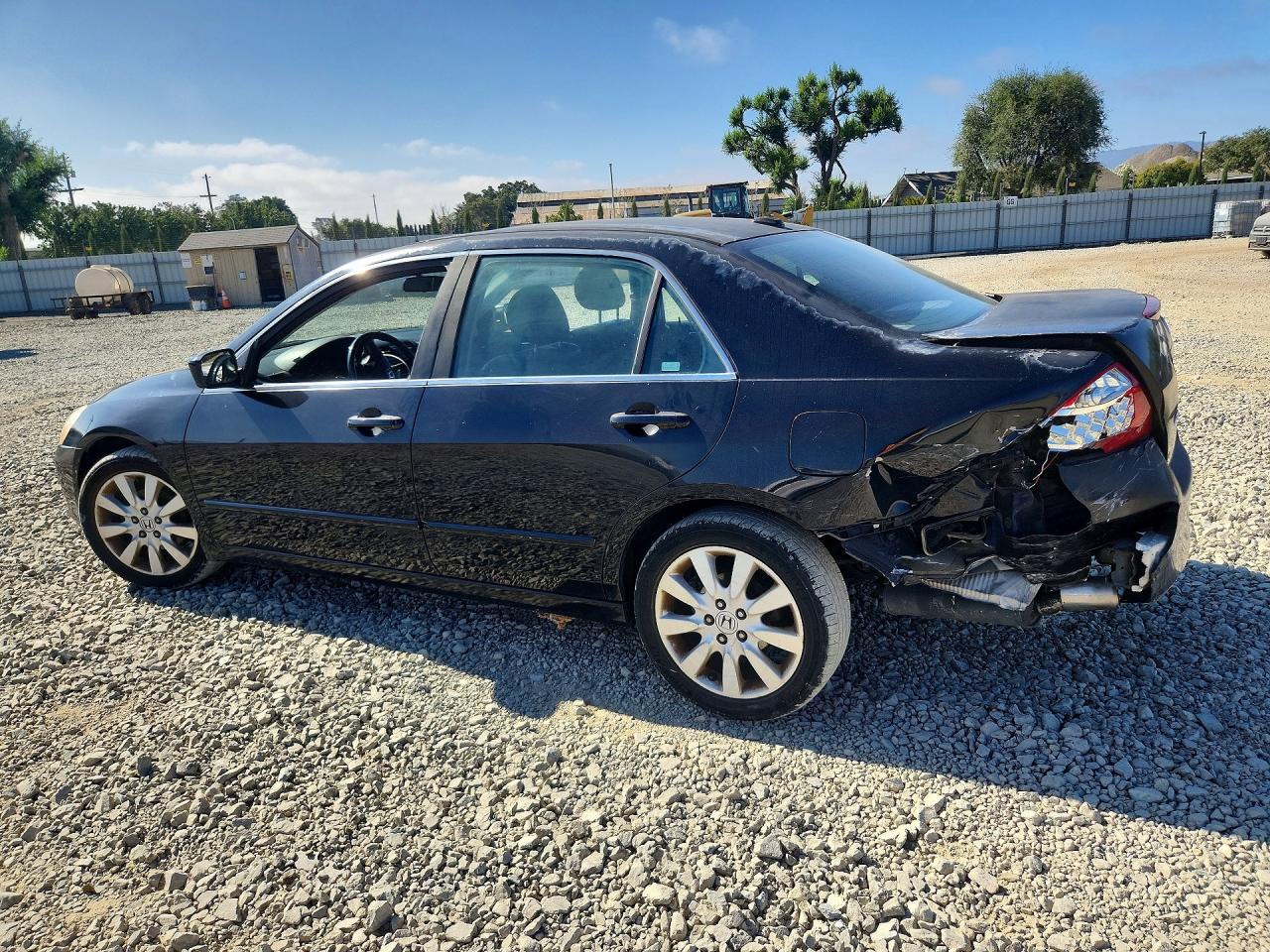 2007 Honda Accord Ex Black vin: 1HGCM66537A037234