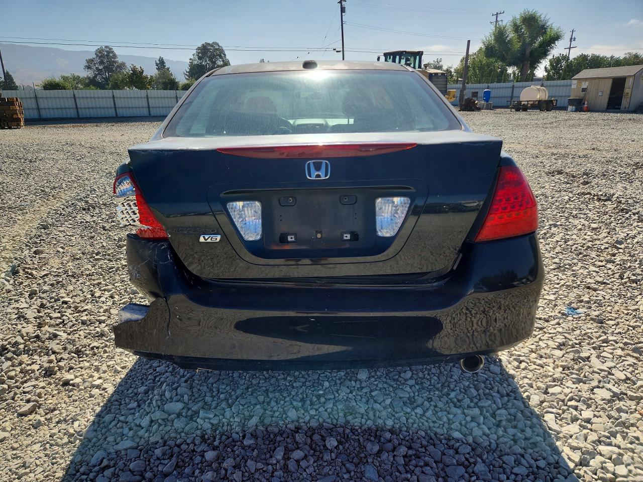 2007 Honda Accord Ex Black vin: 1HGCM66537A037234