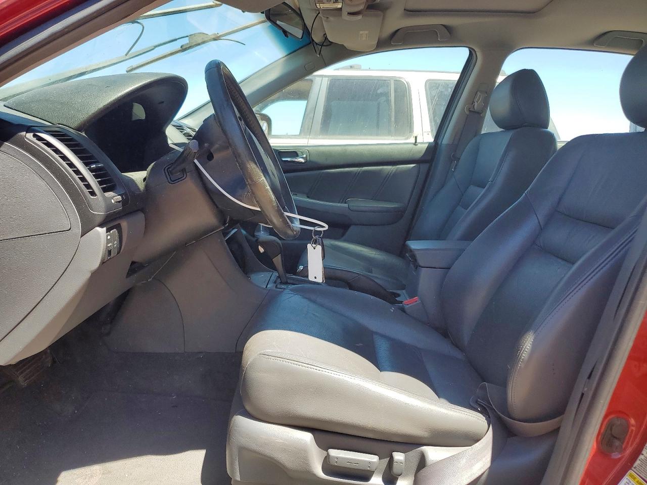 2007 Honda Accord Ex Красный vin: 1HGCM66537A057726