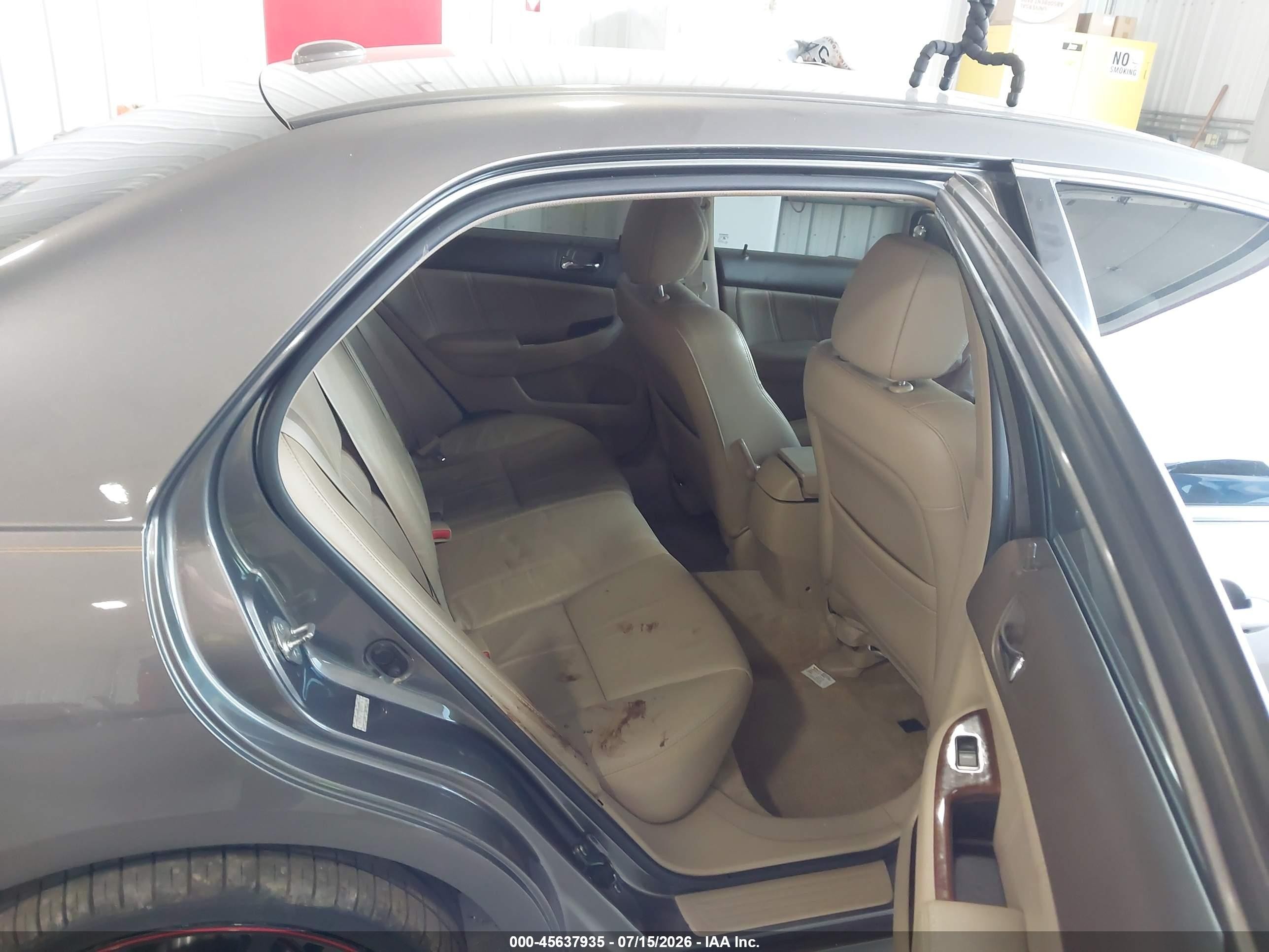 2007 Honda Accord 3.0 Ex Gray vin: 1HGCM66537A084134
