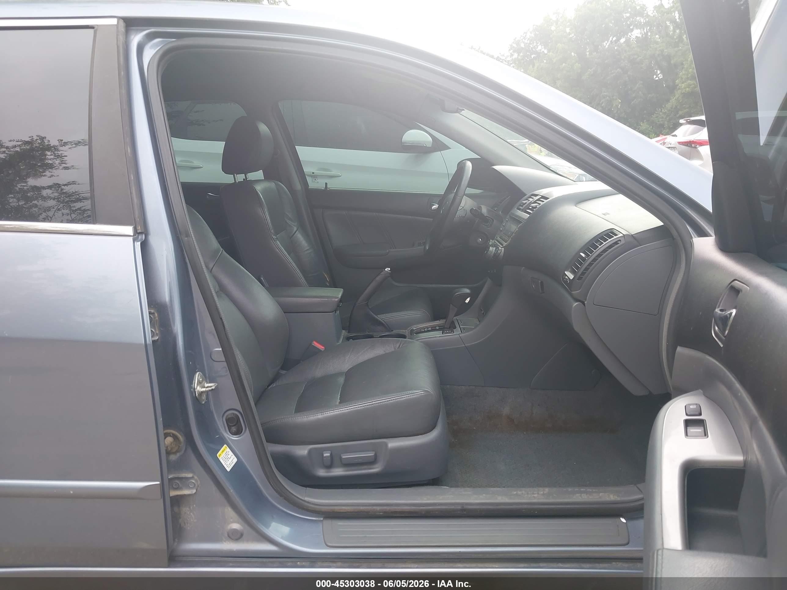 2007 Honda Accord 3.0 Ex Синий vin: 1HGCM66537A095439