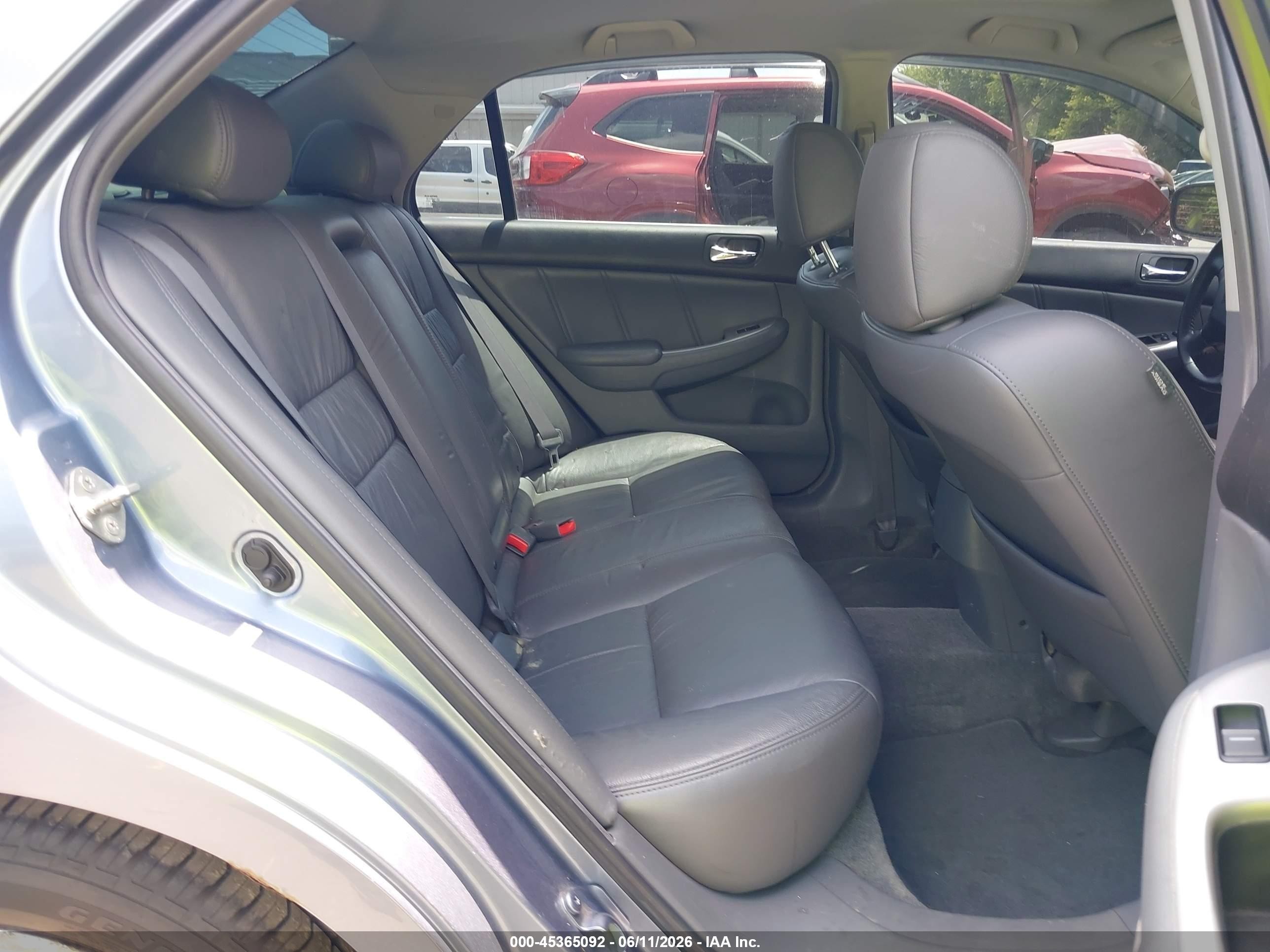 2007 Honda Accord 3.0 Ex Light Blue vin: 1HGCM66537A098390