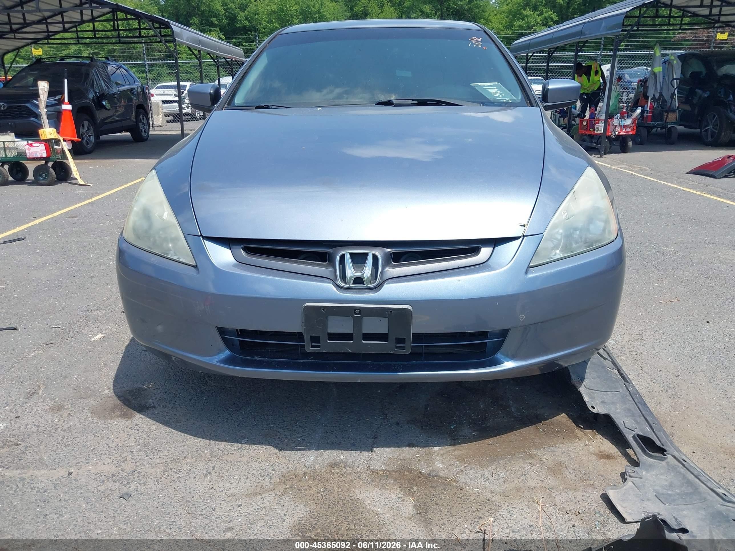 2007 Honda Accord 3.0 Ex Light Blue vin: 1HGCM66537A098390