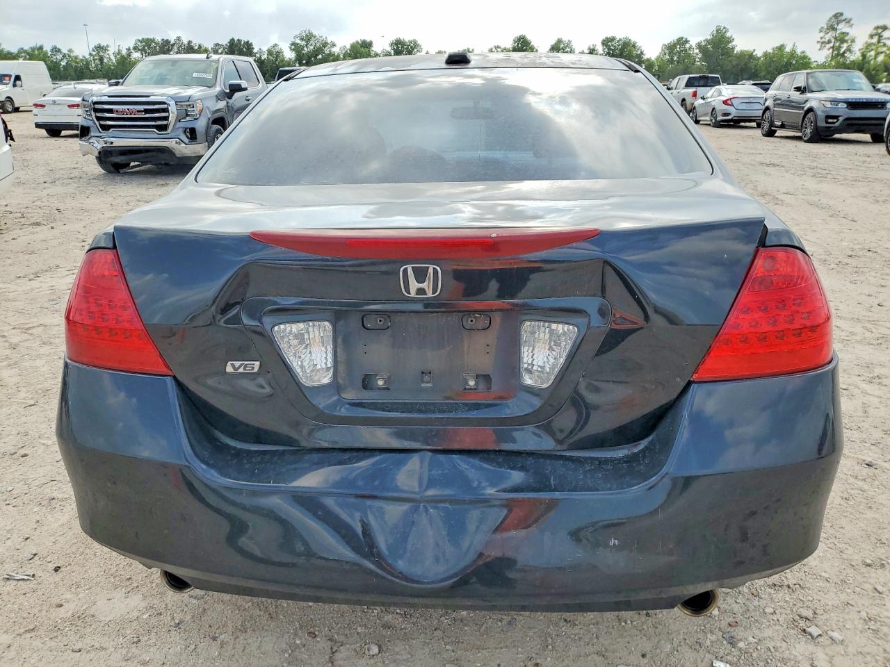 2007 Honda Accord Ex Black vin: 1HGCM66537A102194